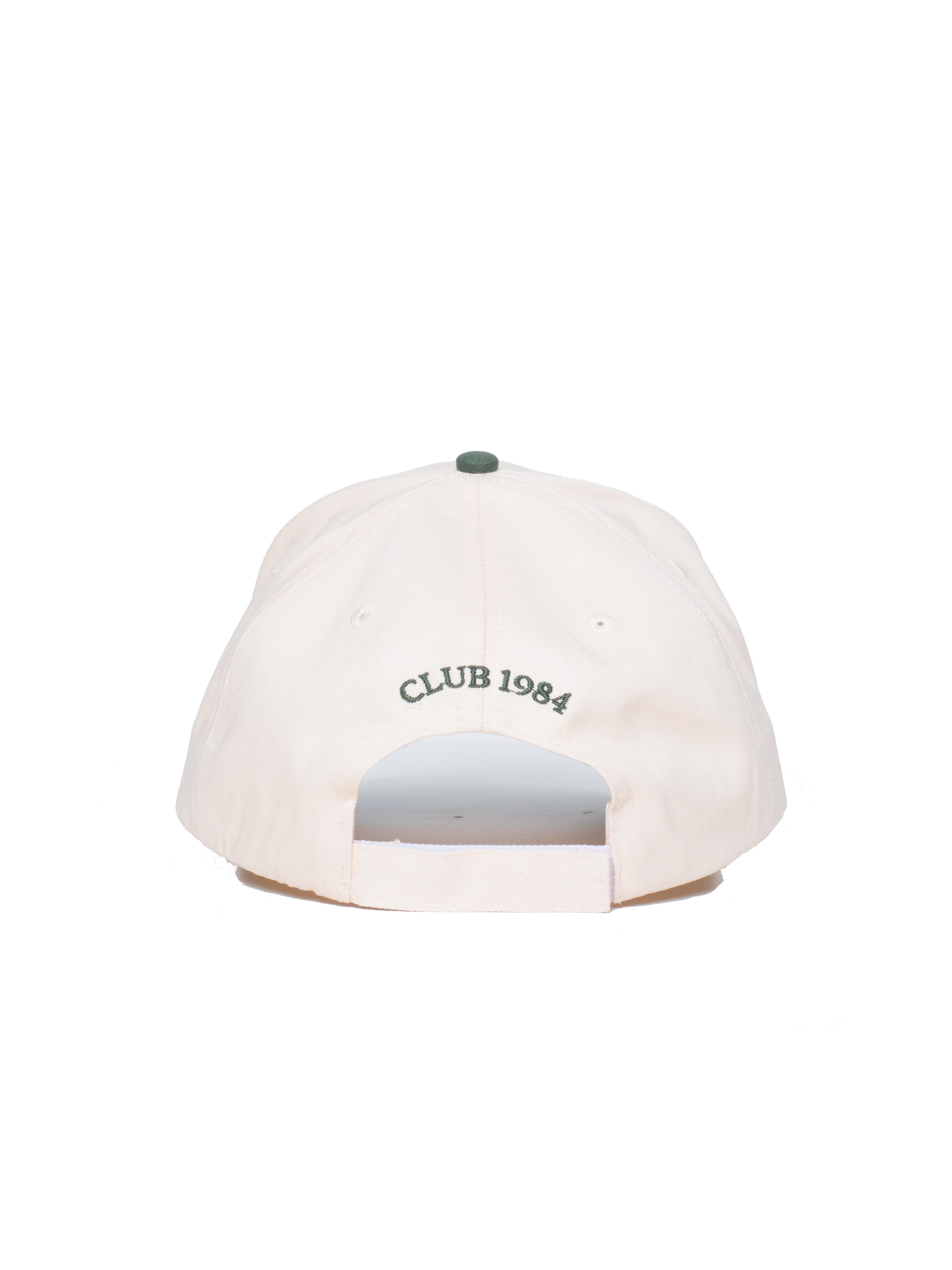 CLUB 1984. 1984 Championship Cap - Off White/Green Accessories 1984-2023-0027-10