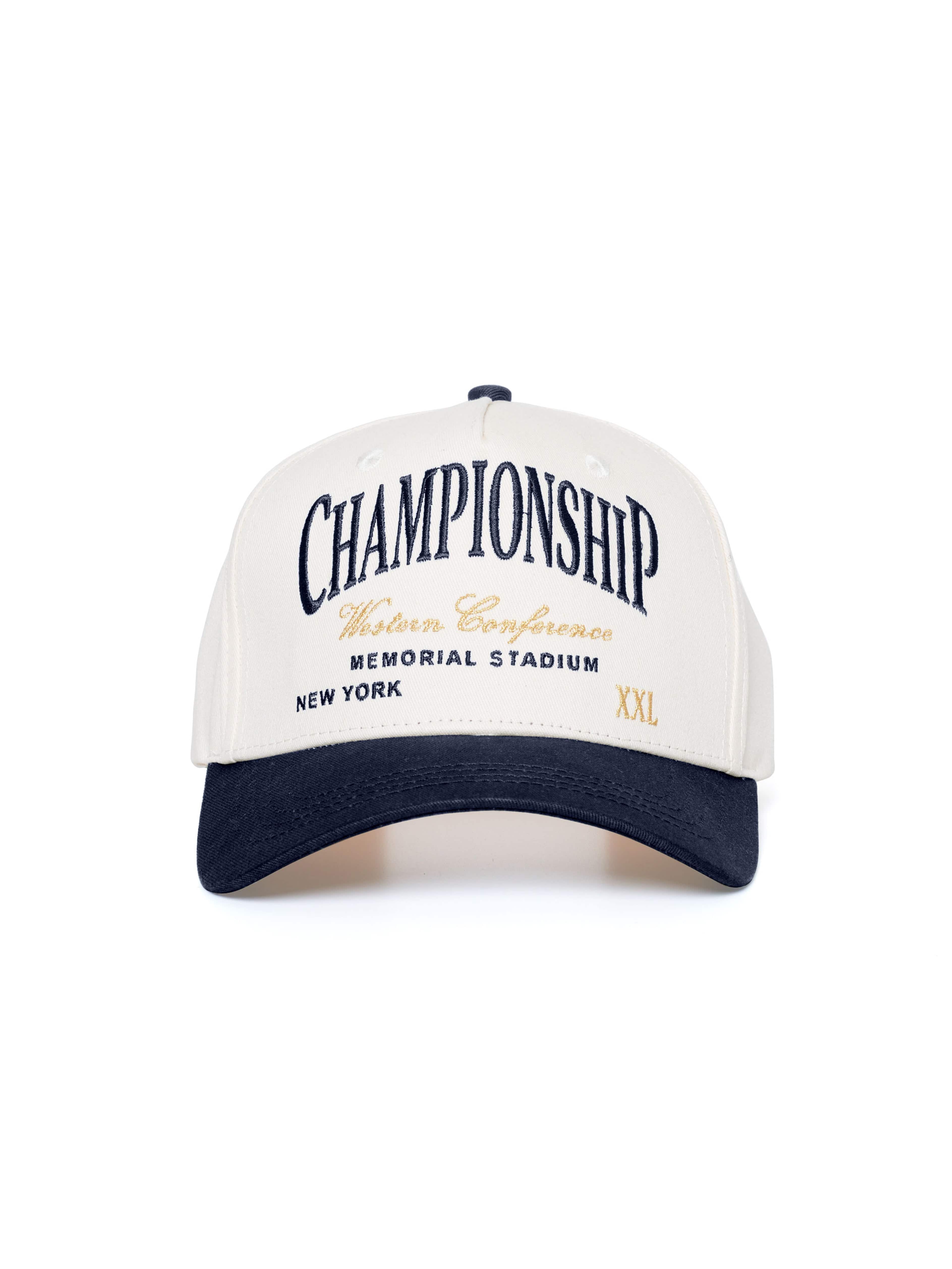 CLUB 1984. 1984 Championship Cap - Off White/Navy Accessories 1984-2024-0293-10