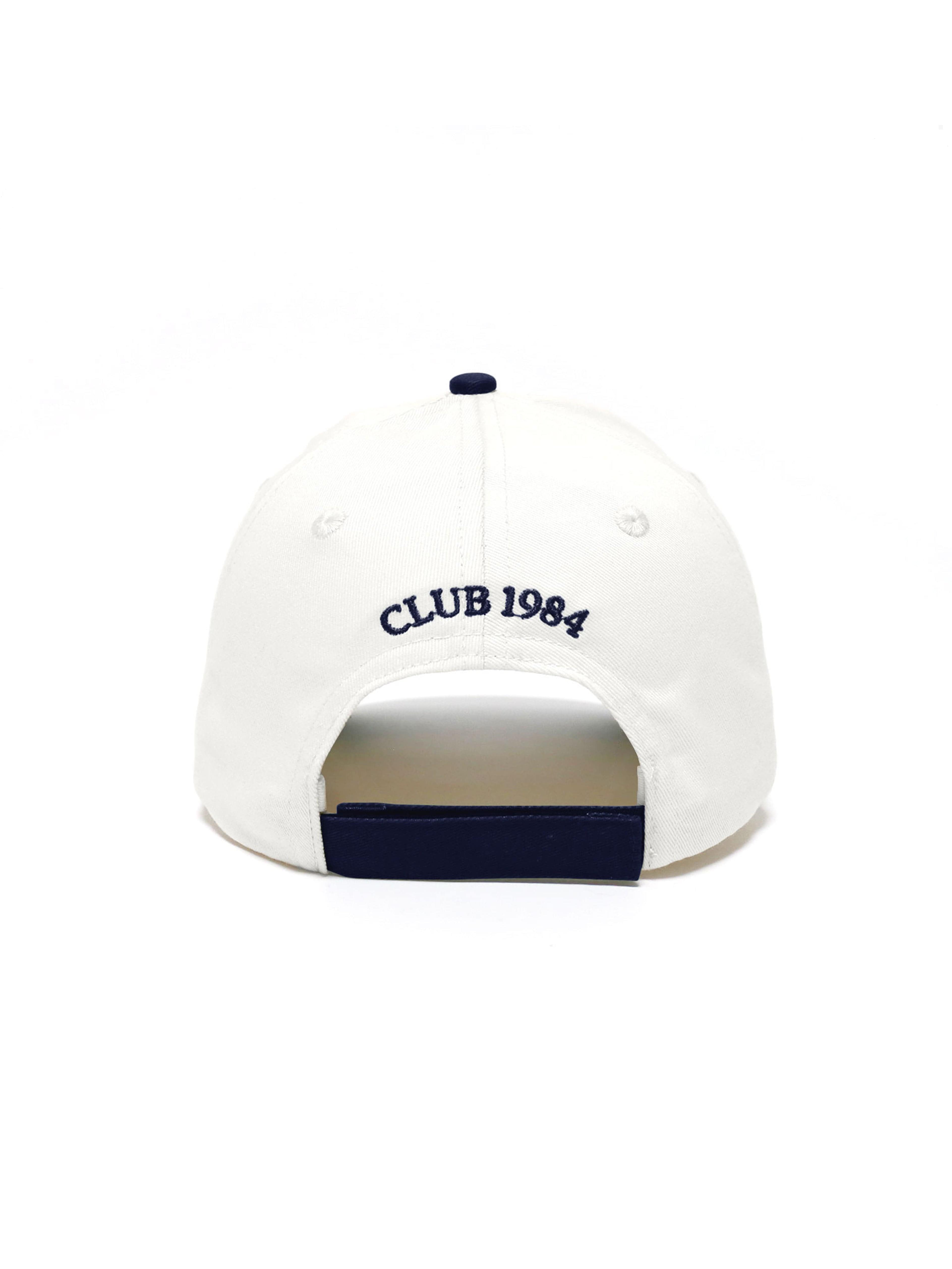CLUB 1984. 1984 Championship Cap - Off White/Navy Accessories 1984-2024-0293-10