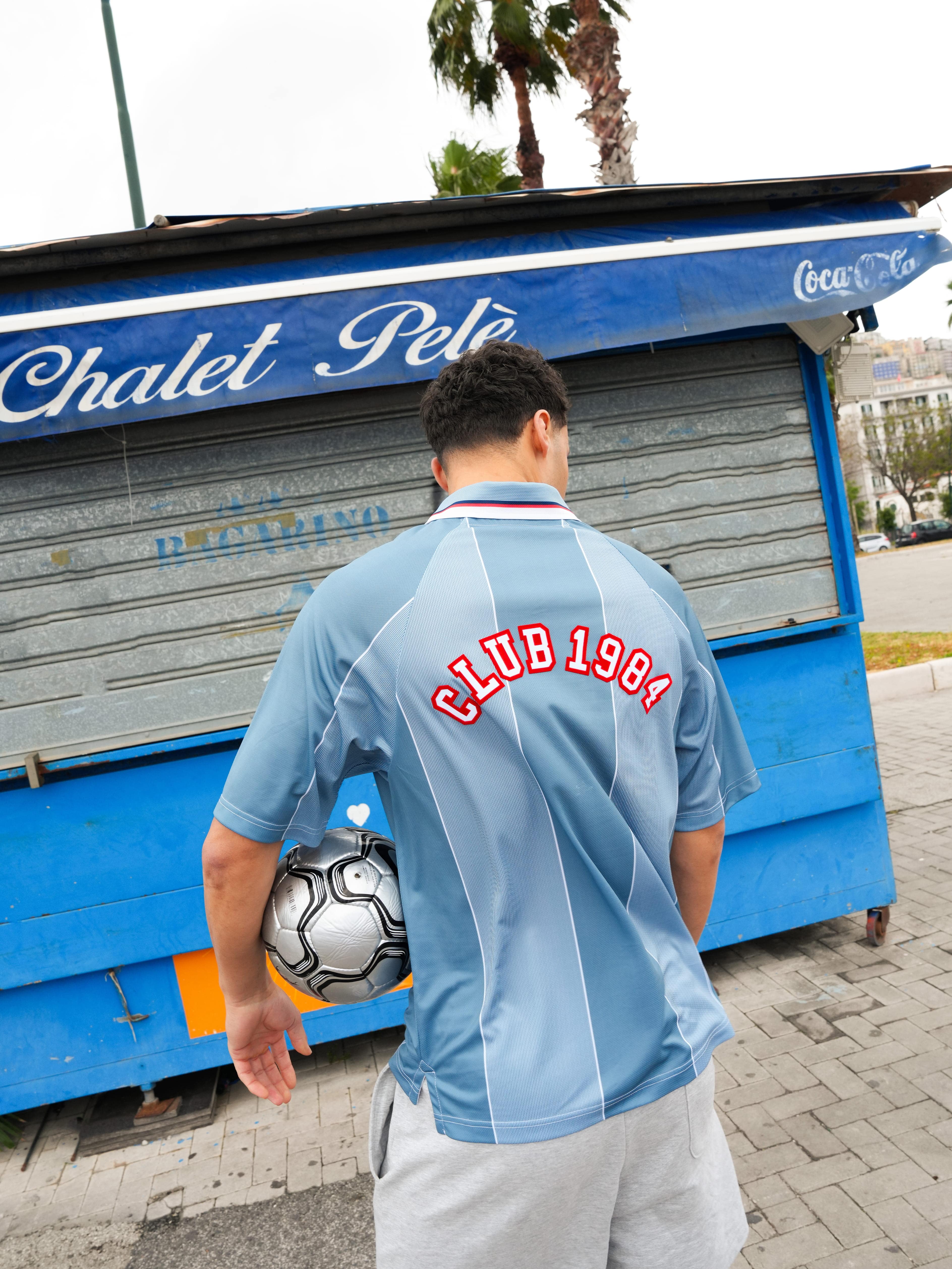 CLUB 1984. 1984 Football Jersey - Blue T-Shirt