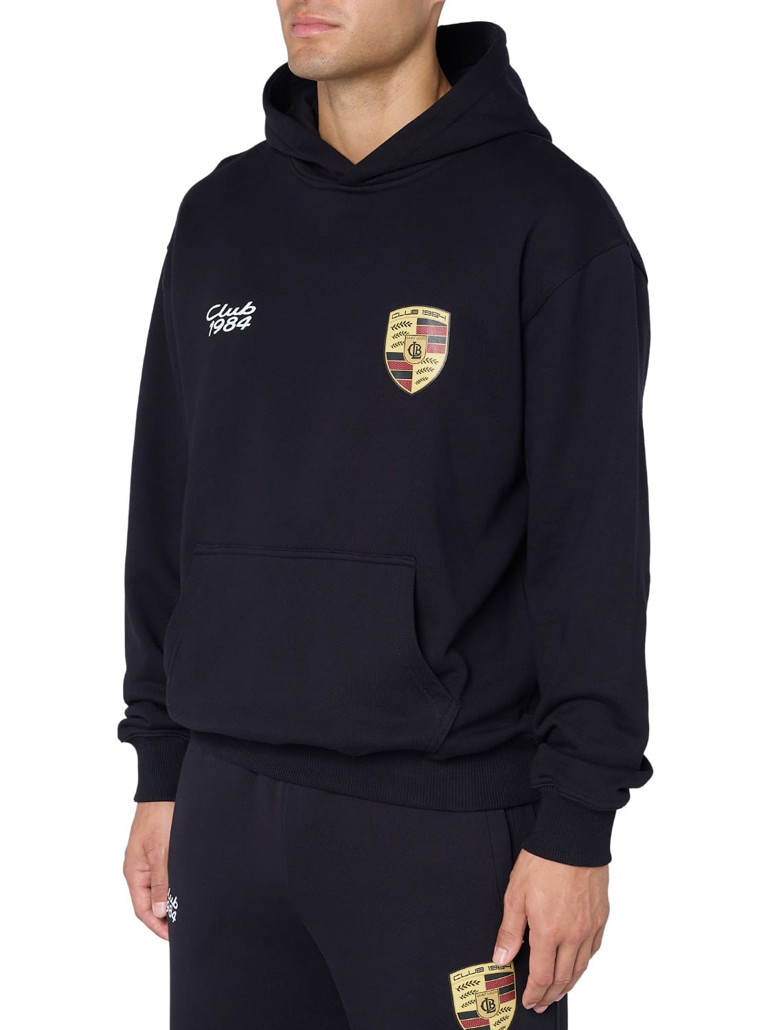 CLUB 1984. 911 Hoodie - Black Hoodie