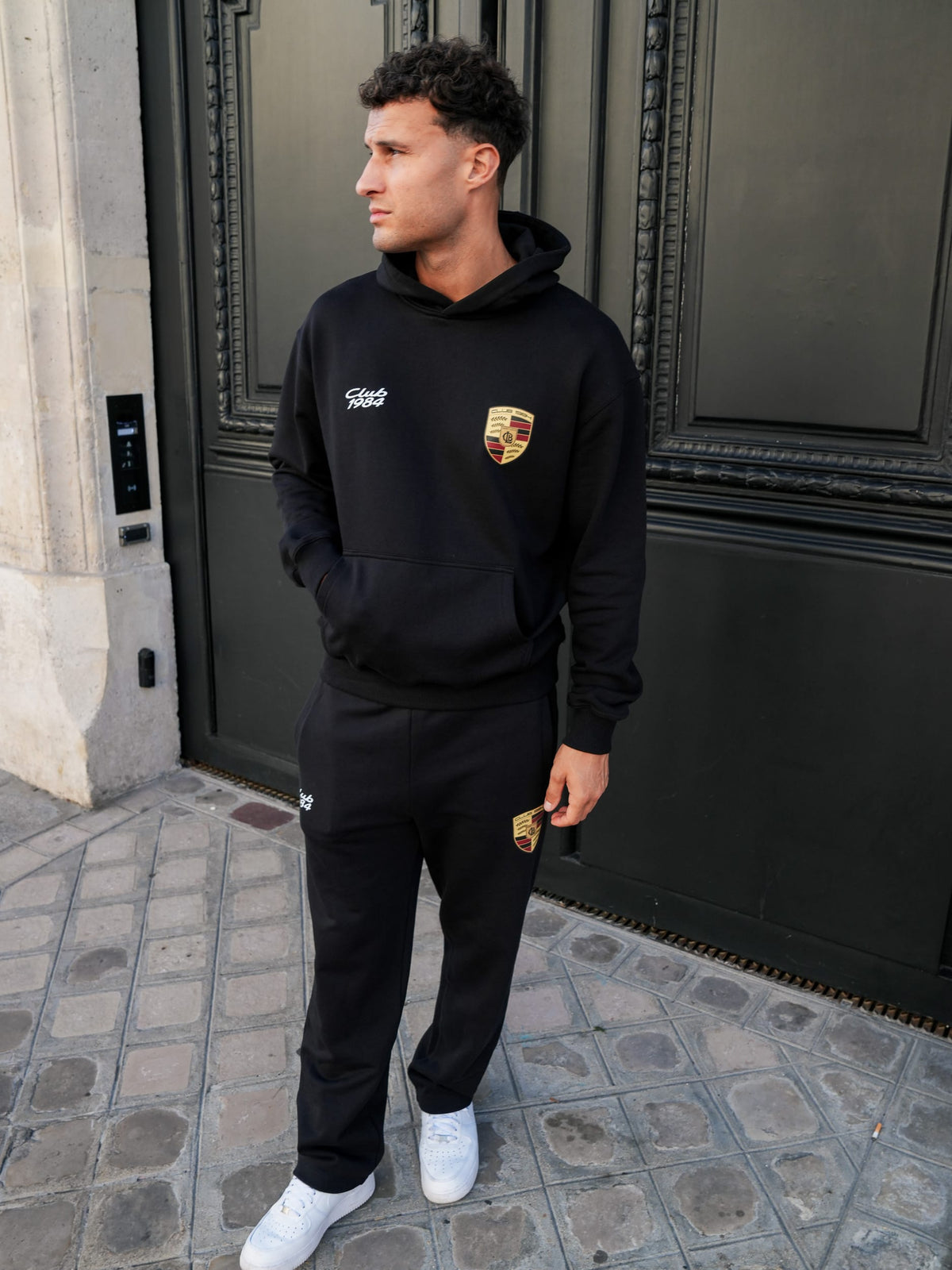 CLUB 1984. 911 Sweatpants - Black Sweatpants