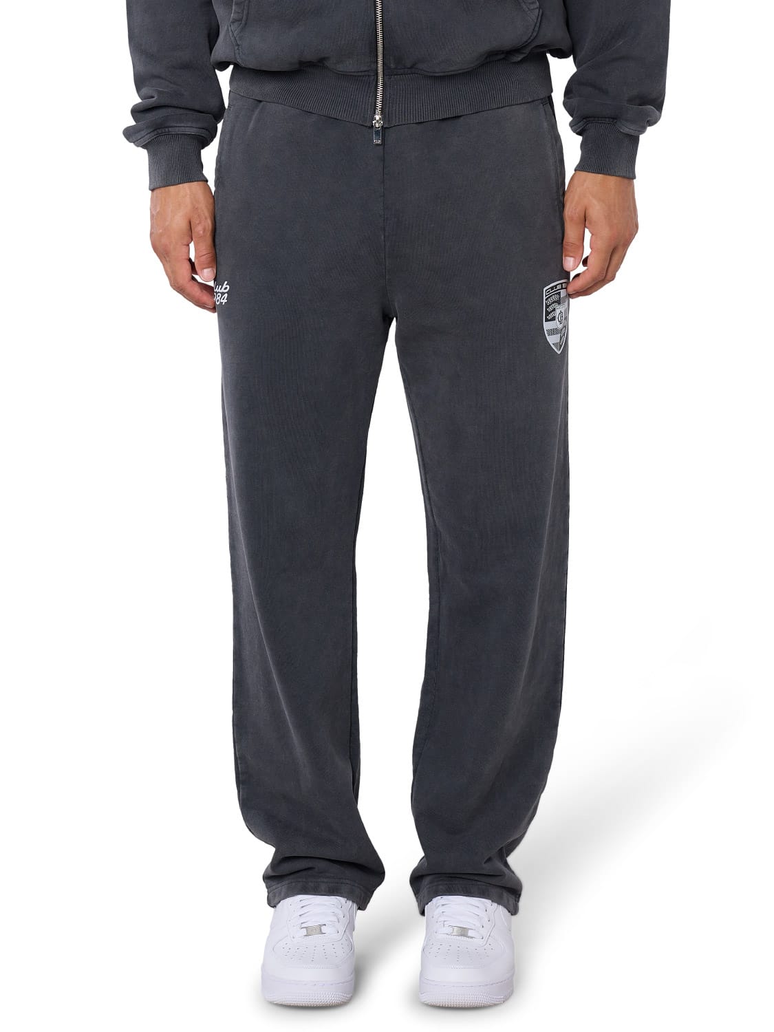 CLUB 1984. 911 Sweatpants - Washed Grey Sweatpants