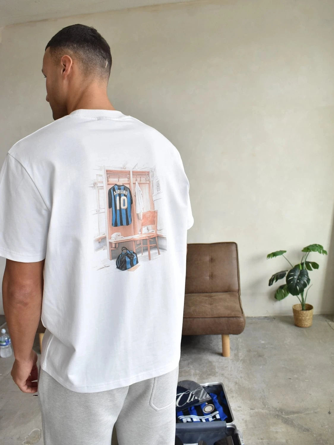 CLUB 1984. Adriano T-shirt - White T-Shirt