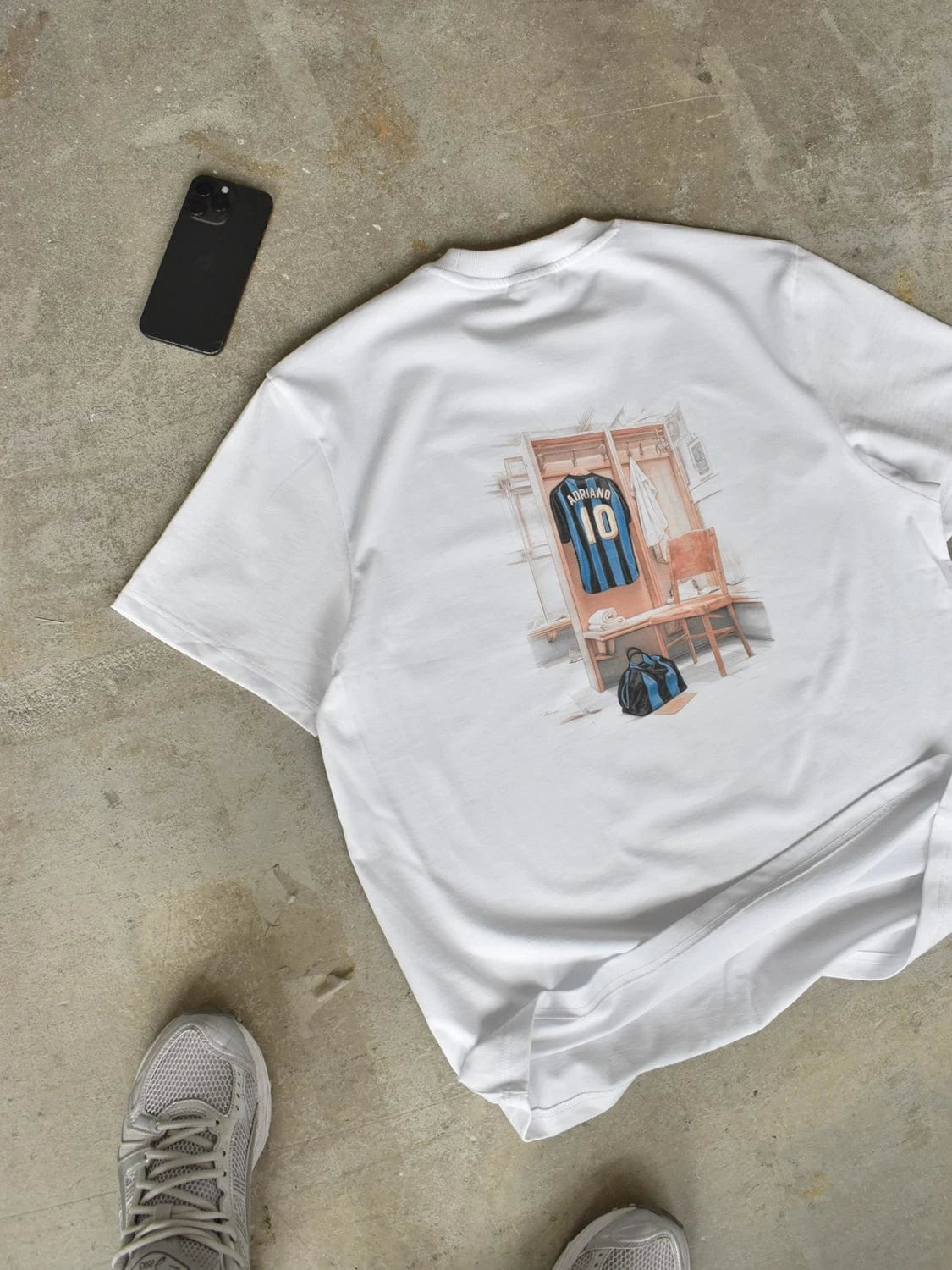 CLUB 1984. Adriano T-shirt - White T-Shirt