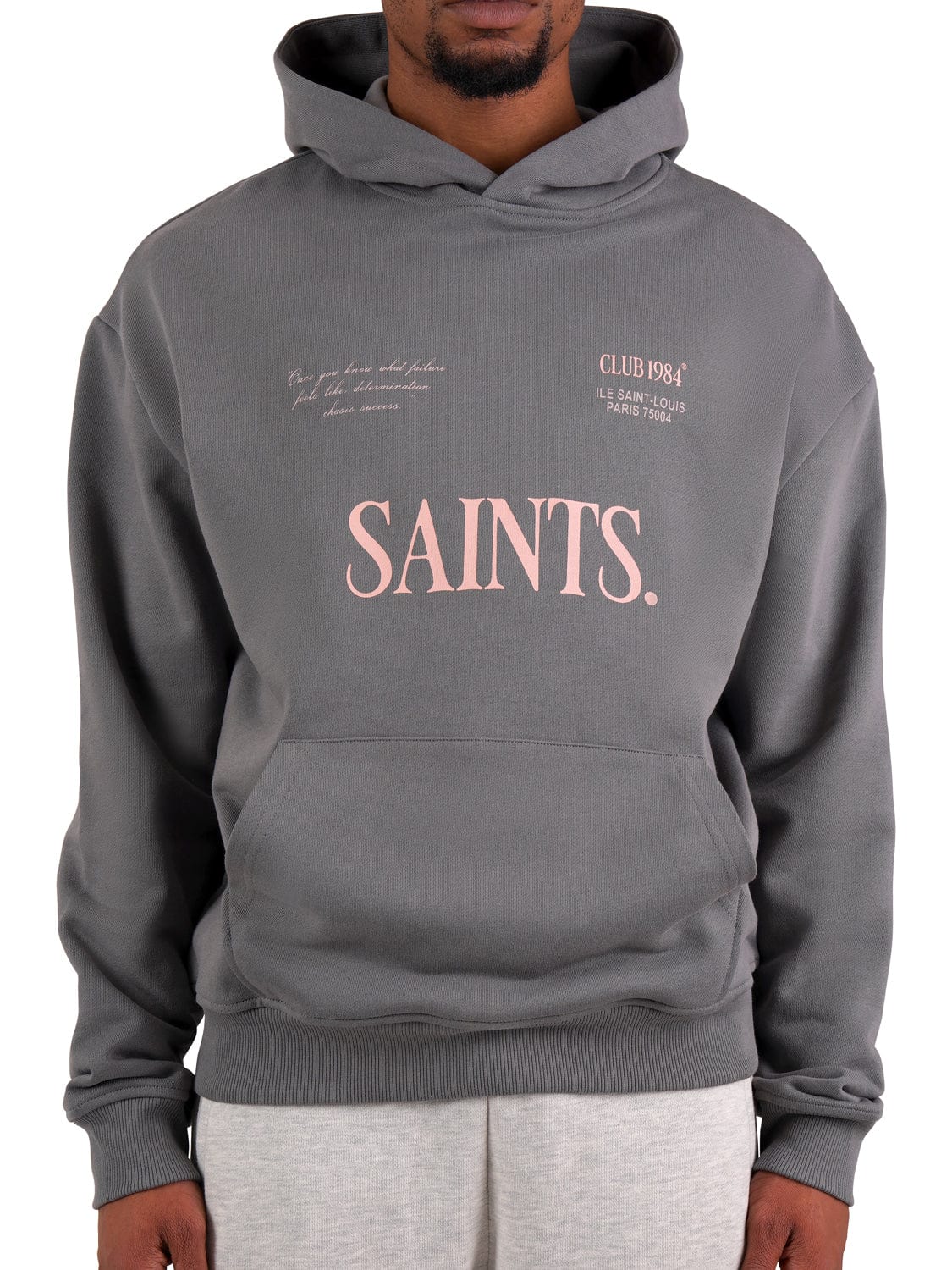 CLUB 1984. Artisian Hoodie - Steel Grey Hoodie