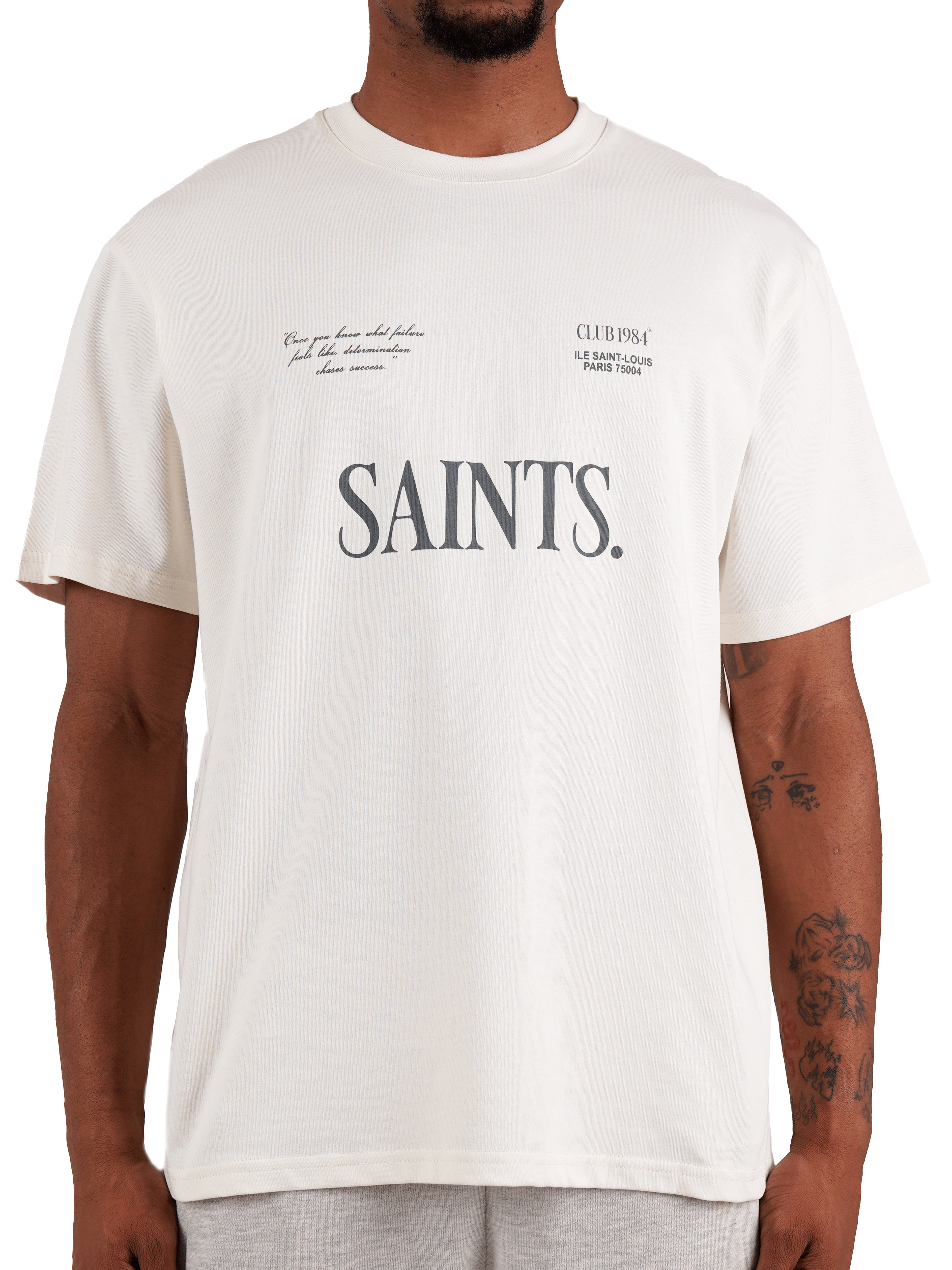 CLUB 1984. Artisian T-shirt - Off White T-Shirt