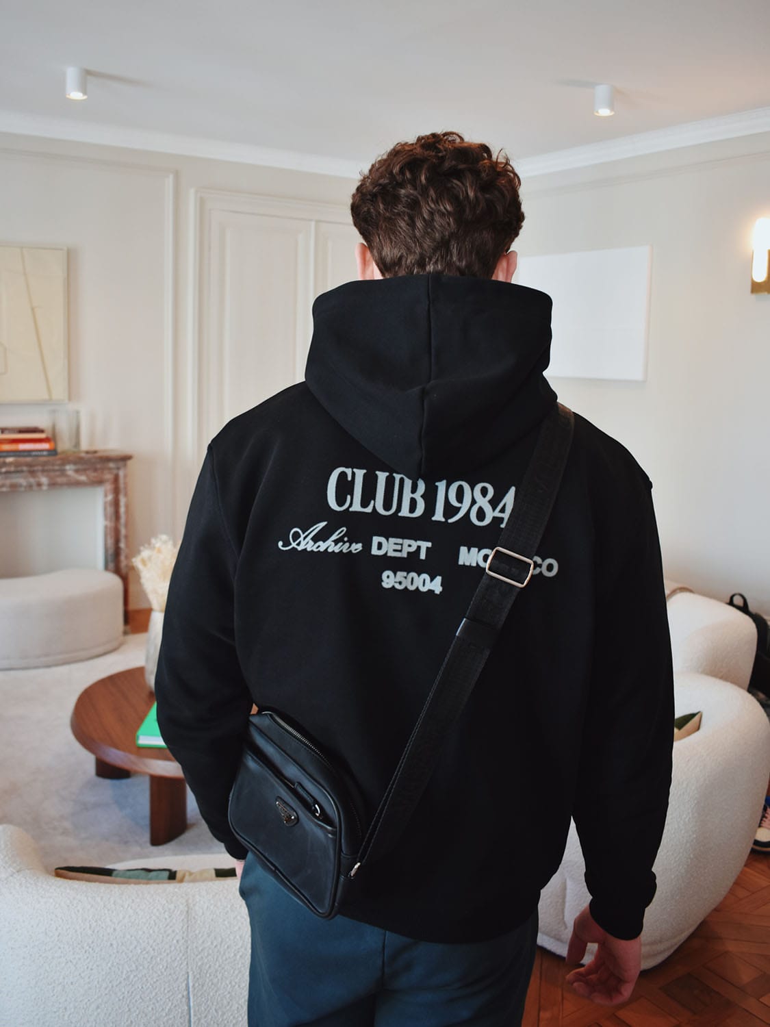 CLUB 1984. Atelier Dept Hoodie - Black Hoodie