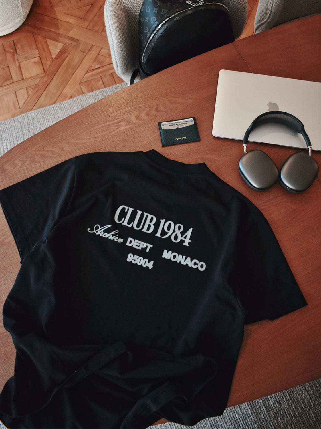 CLUB 1984. Atelier Dept T-shirt - Black T-Shirt