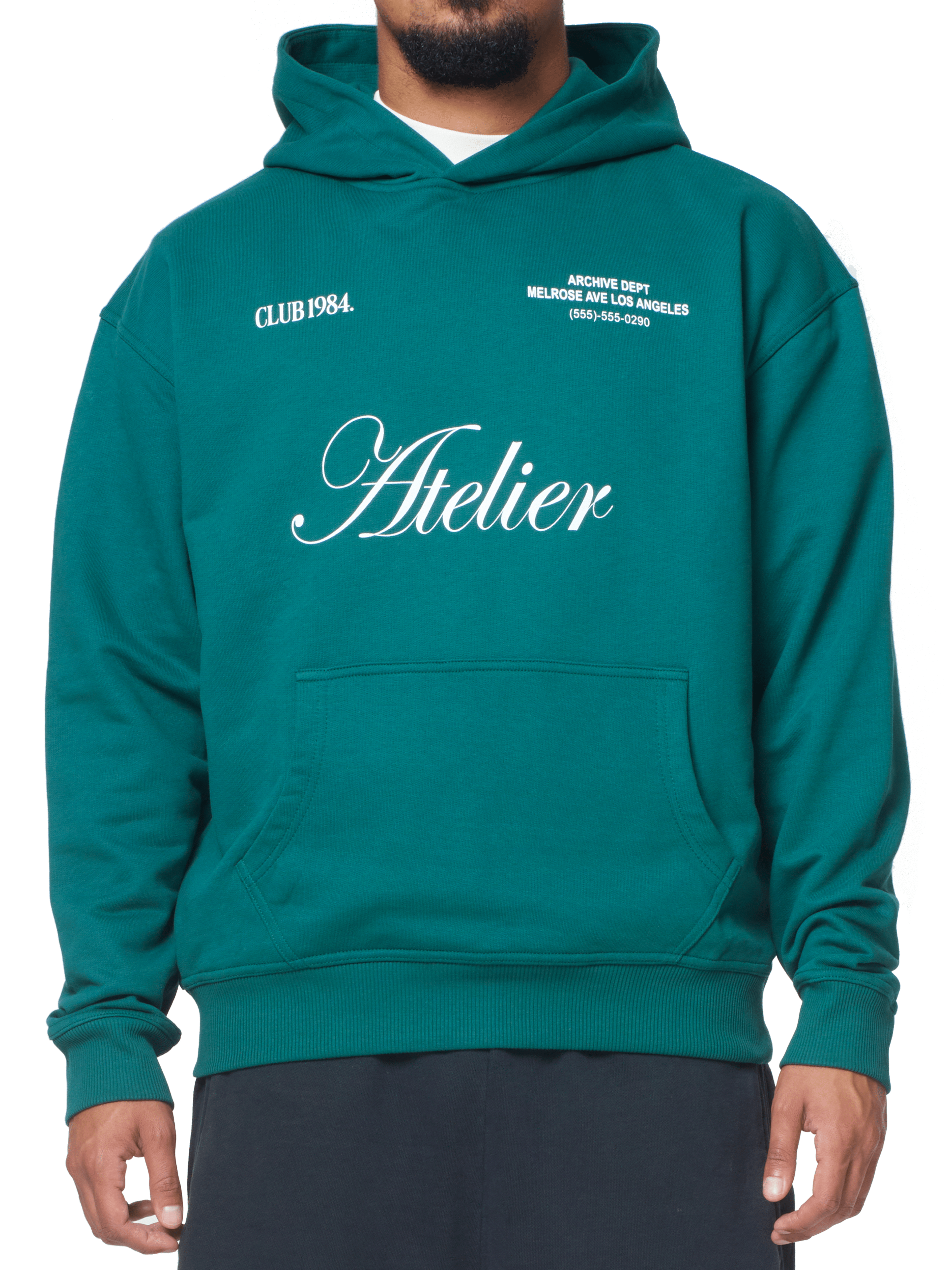 CLUB 1984. Atelier Hoodie - Forrest Green Hoodie