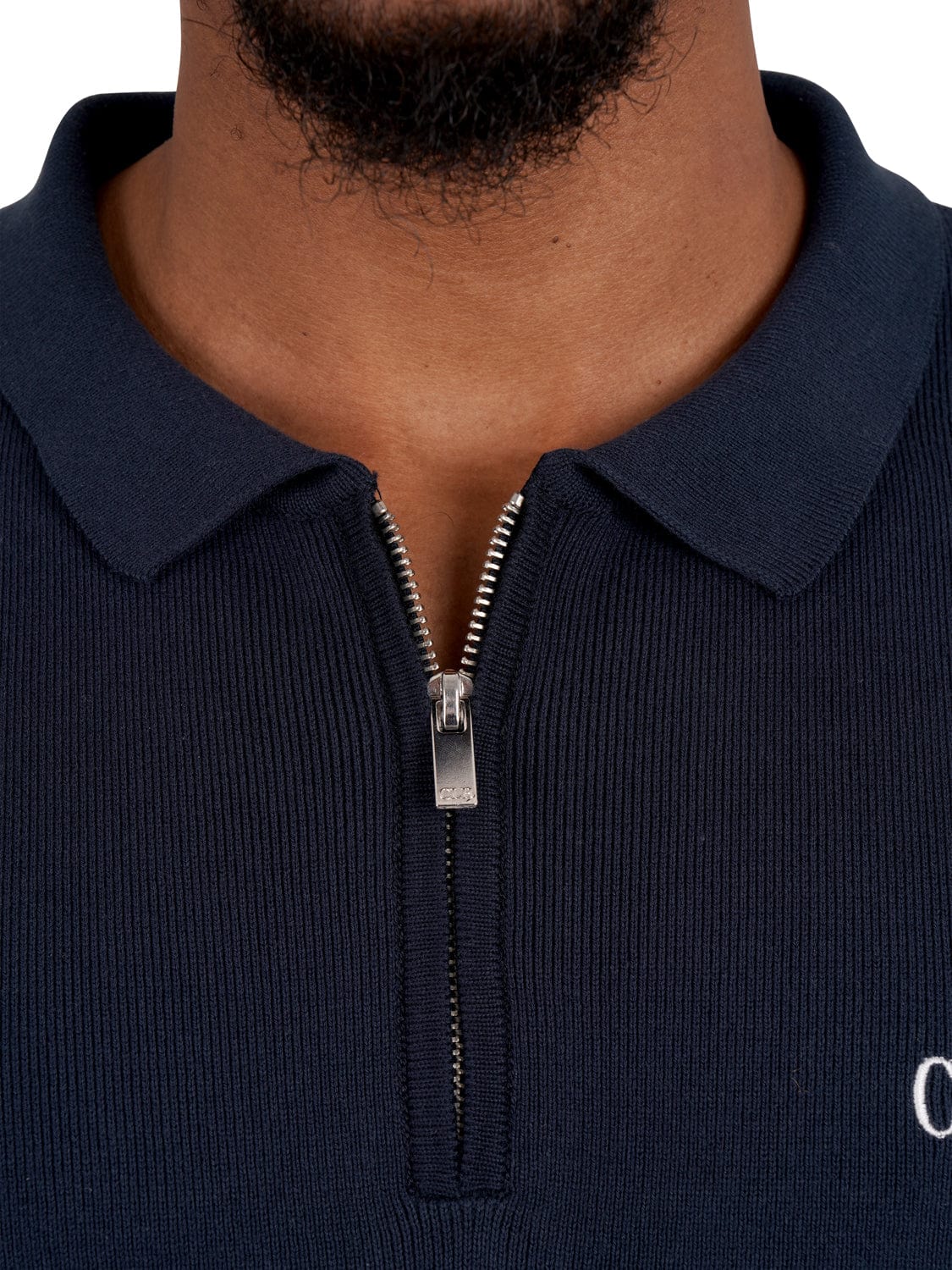 CLUB 1984. Atelier Knit Polo - Navy Polo Shirts