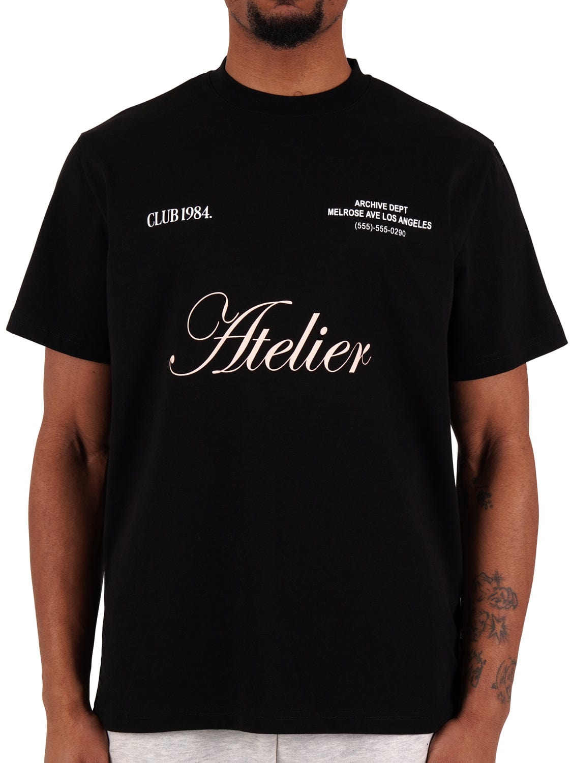 CLUB 1984. Atelier T-shirt - Black T-Shirt