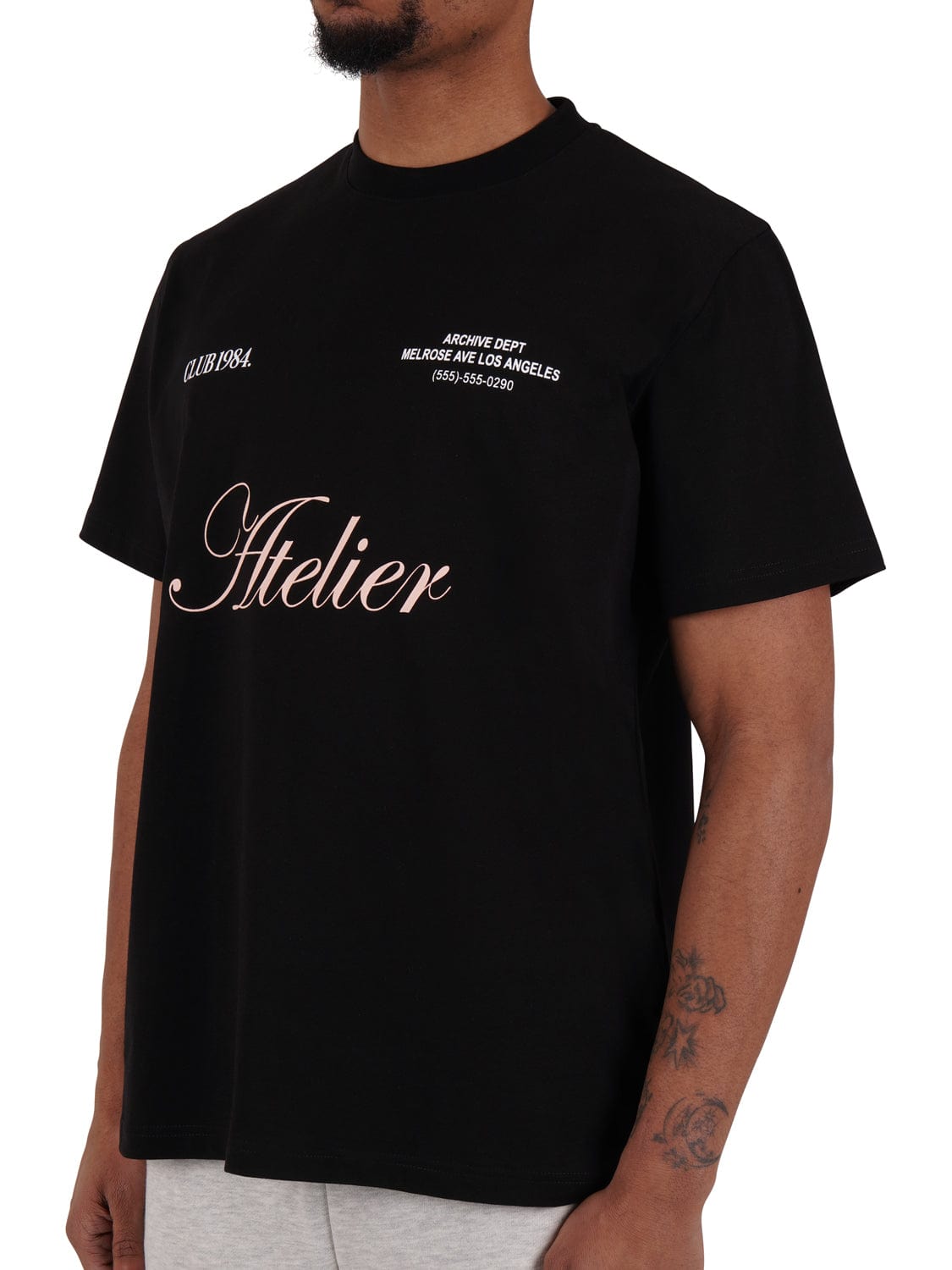 CLUB 1984. Atelier T-shirt - Black T-Shirt
