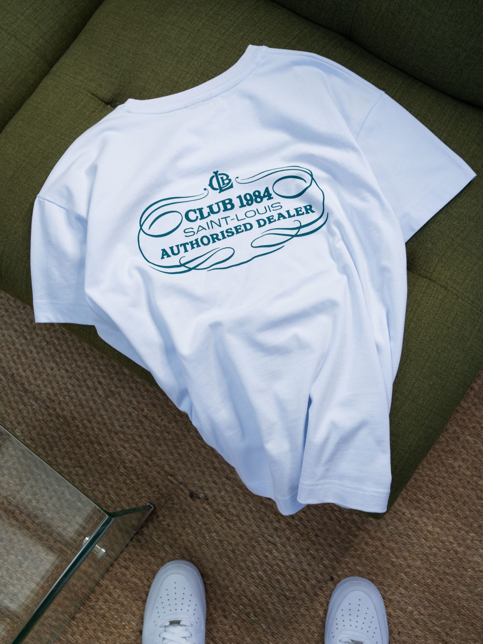 CLUB 1984. Authorised Dealer T-shirt - White T-Shirt