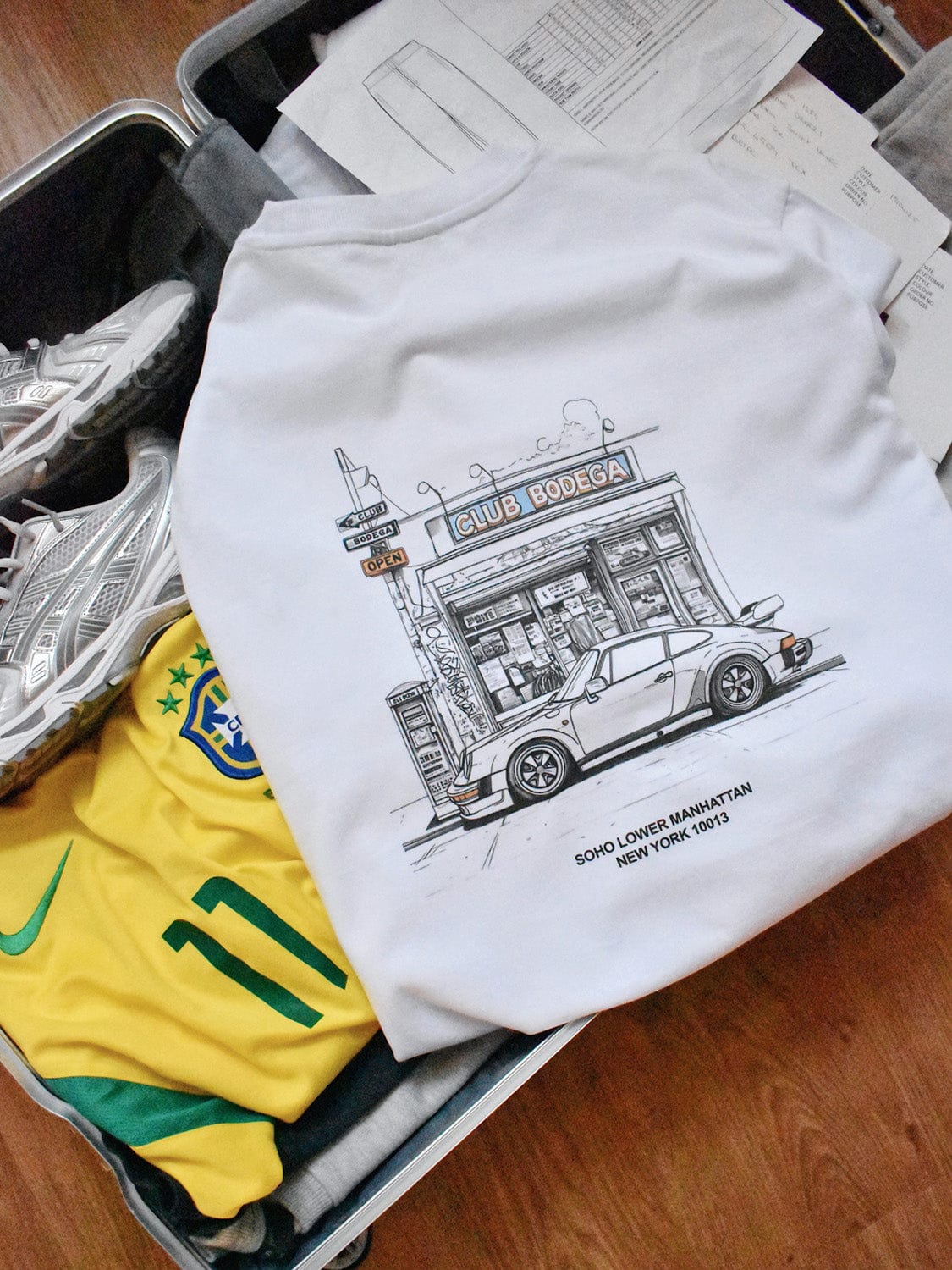 CLUB 1984. Bodega T-shirt - White T-Shirt