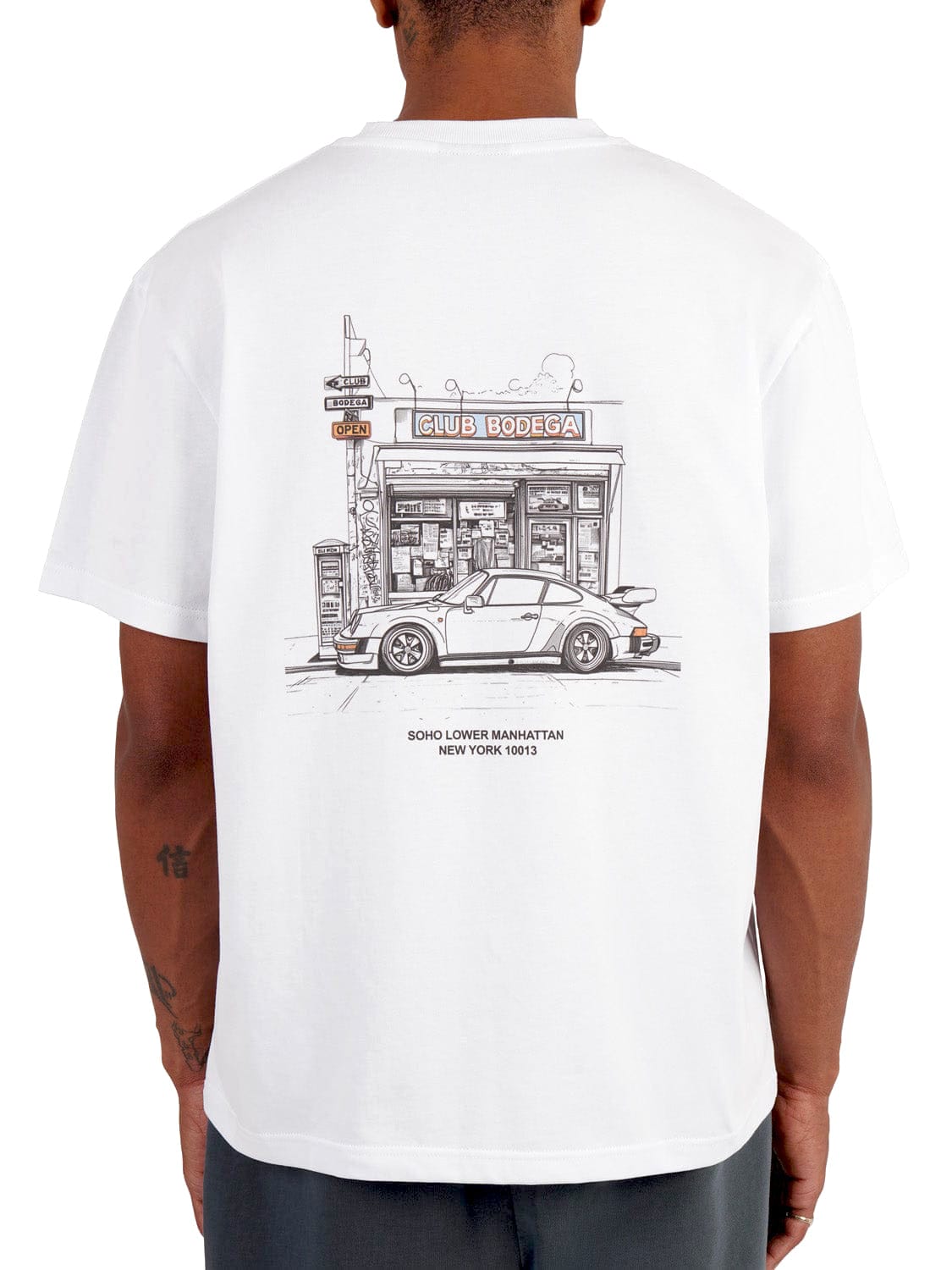 CLUB 1984. Bodega T-shirt - White T-Shirt