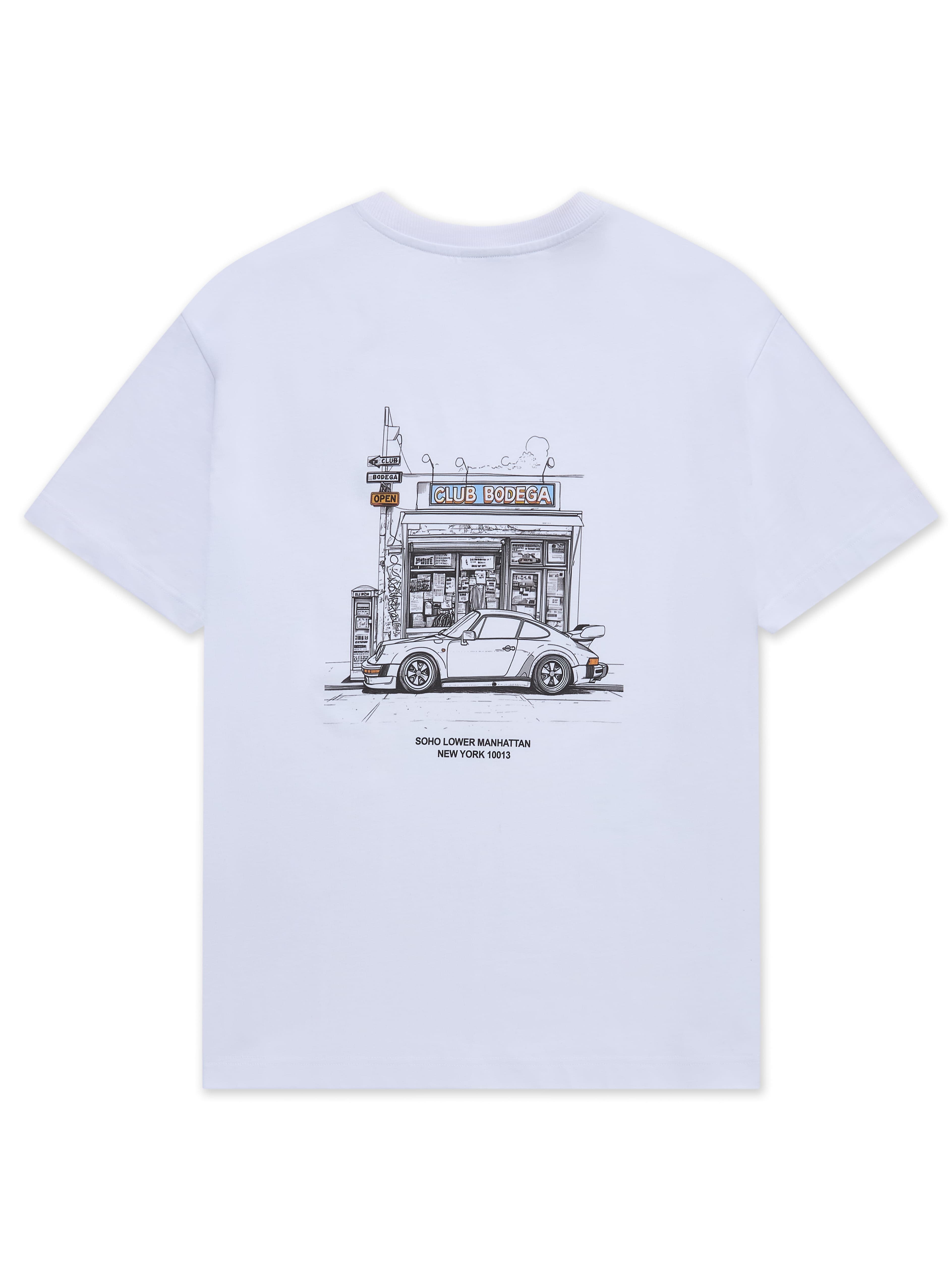 CLUB 1984. Bodega T-shirt - White T-Shirt
