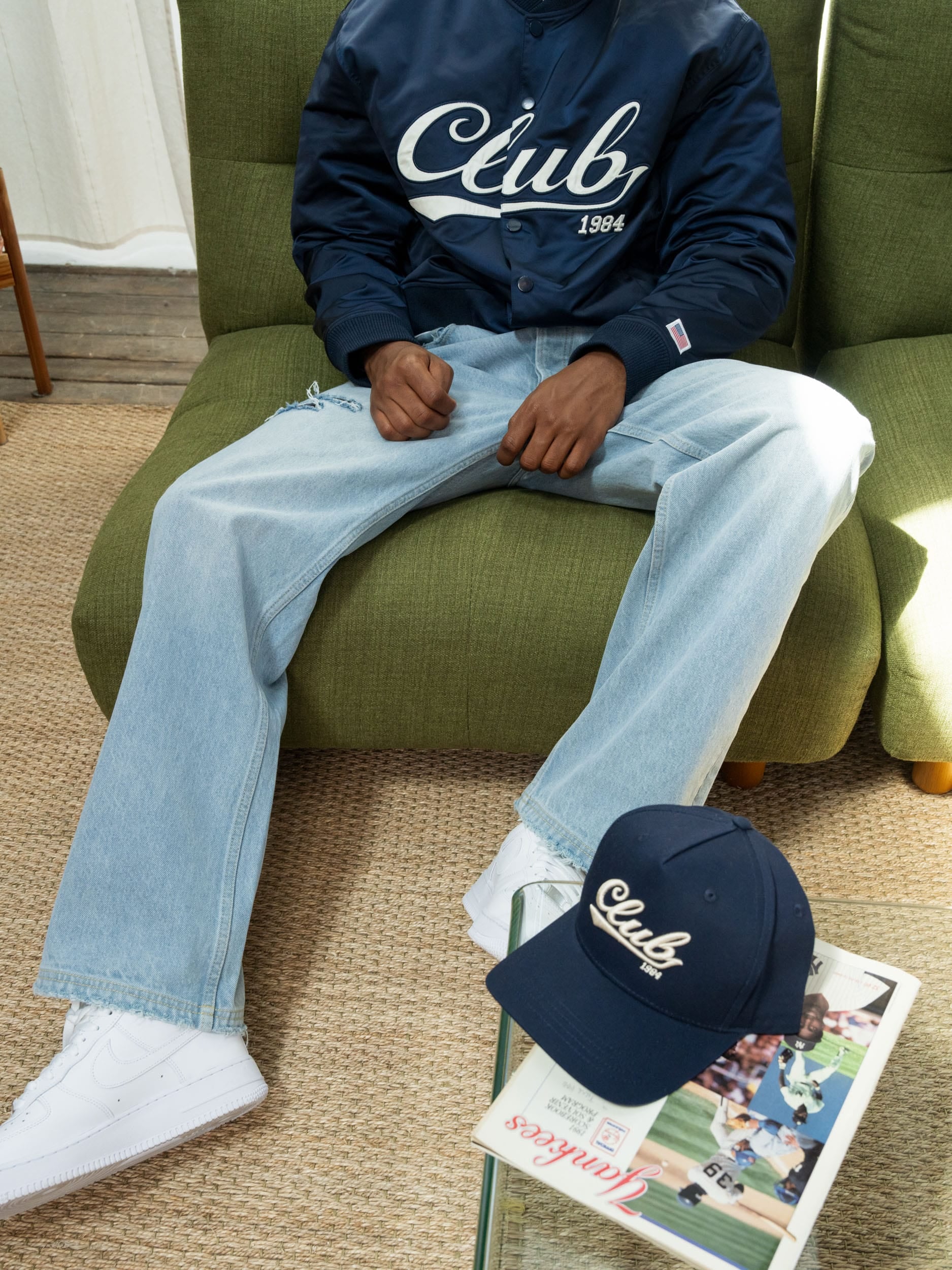 CLUB 1984. Bronx Cap - Navy Accessories 1984-2026-290-10