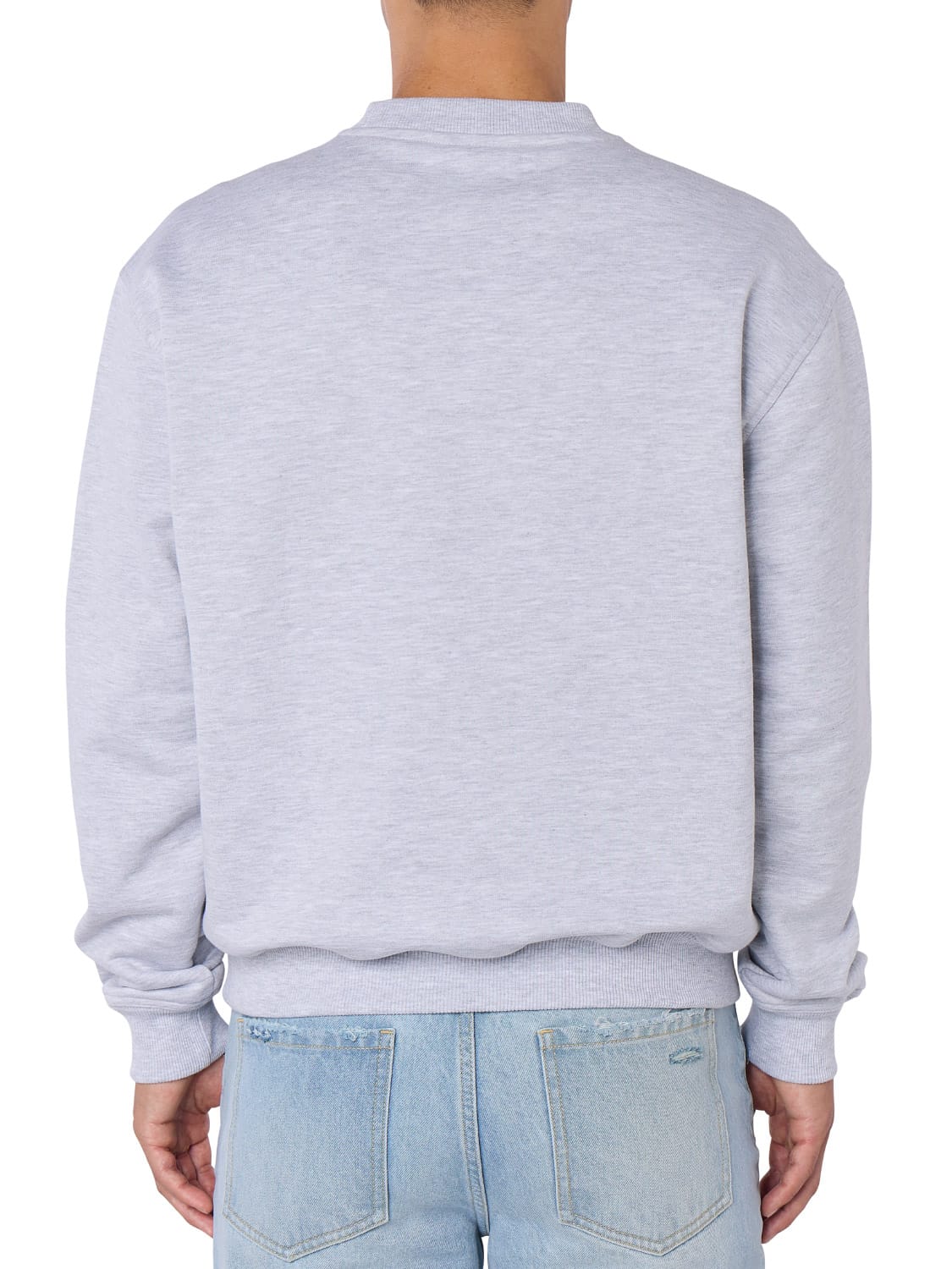 CLUB 1984. Bronx Sweatshirt - Light Grey Marl Sweatshirt