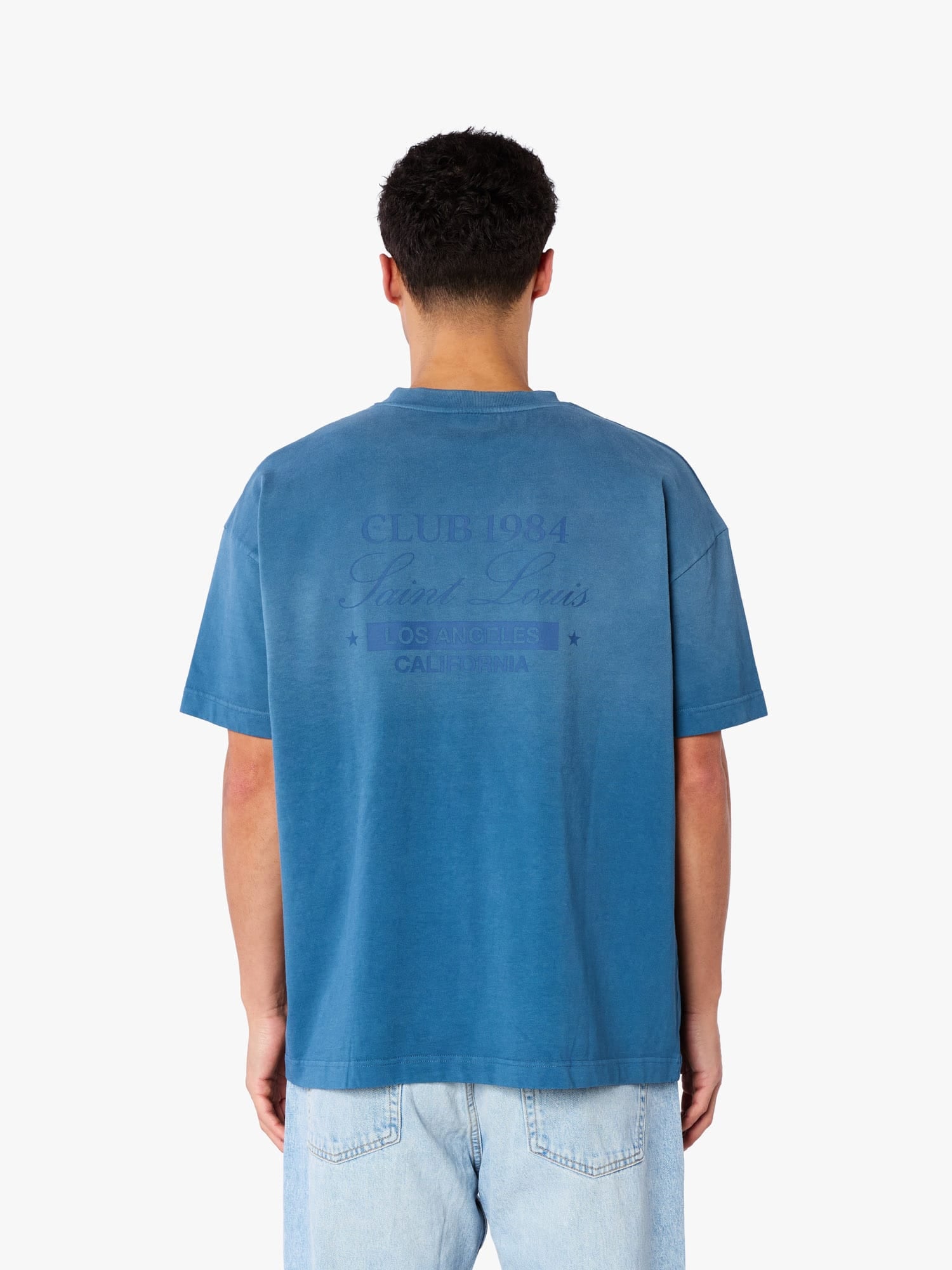 CLUB 1984. CA T-shirt - Washed Navy T-Shirt