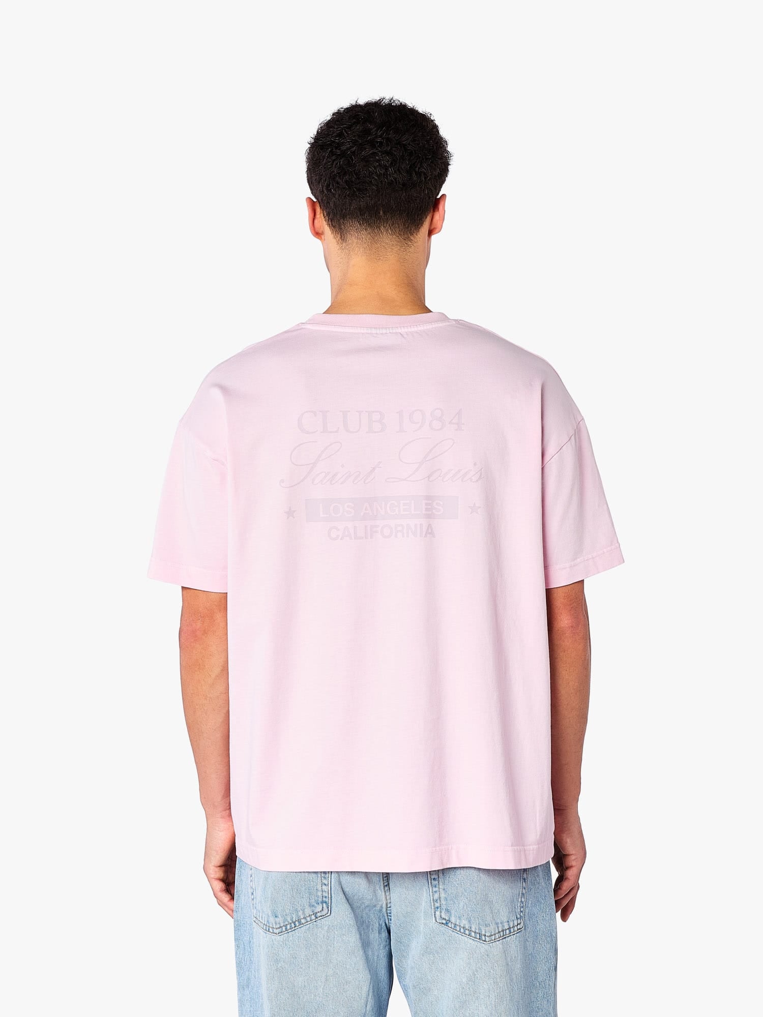 CLUB 1984. CA T-shirt - Washed Pink T-Shirt
