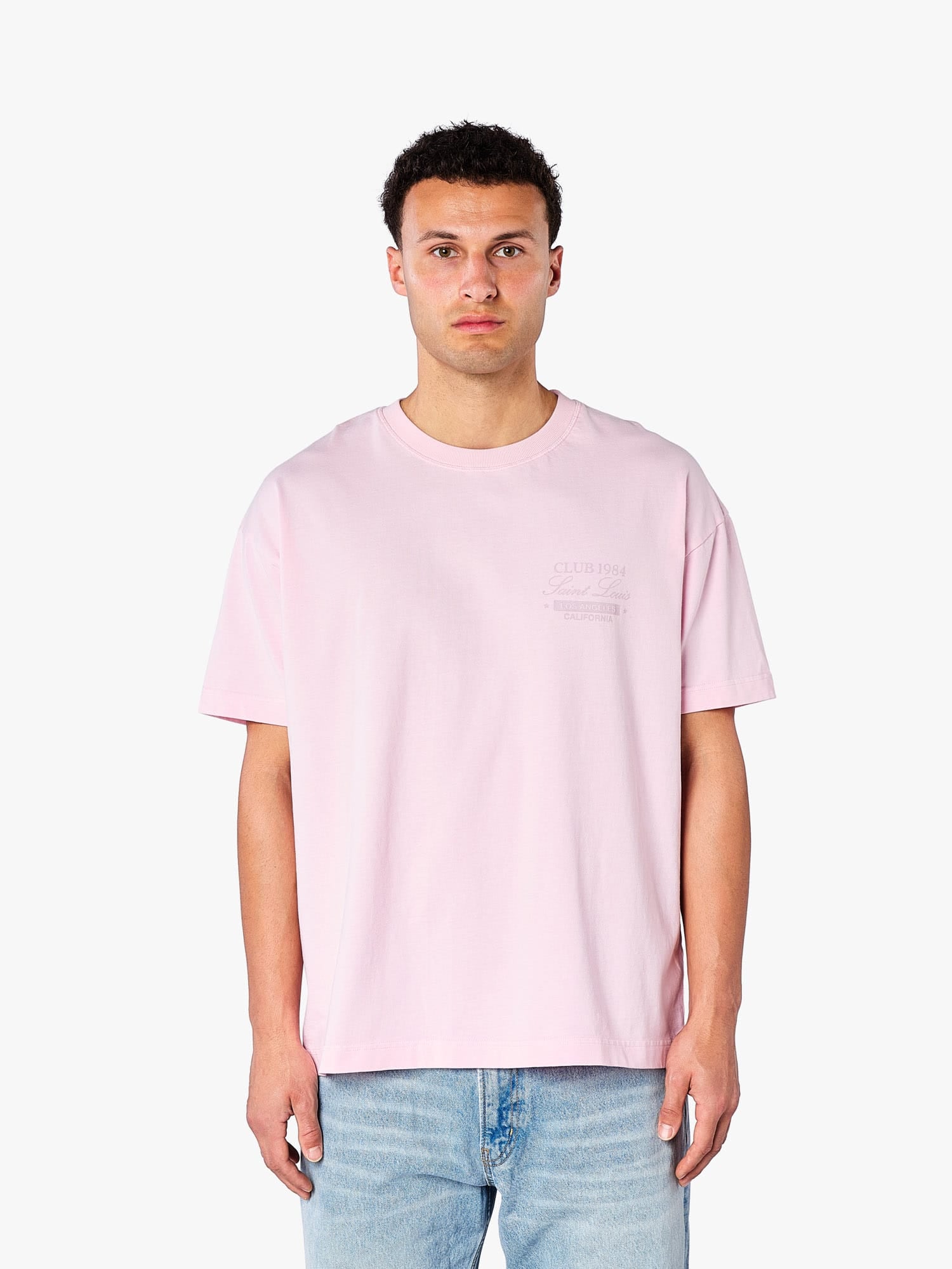 CLUB 1984. CA T-shirt - Washed Pink T-Shirt