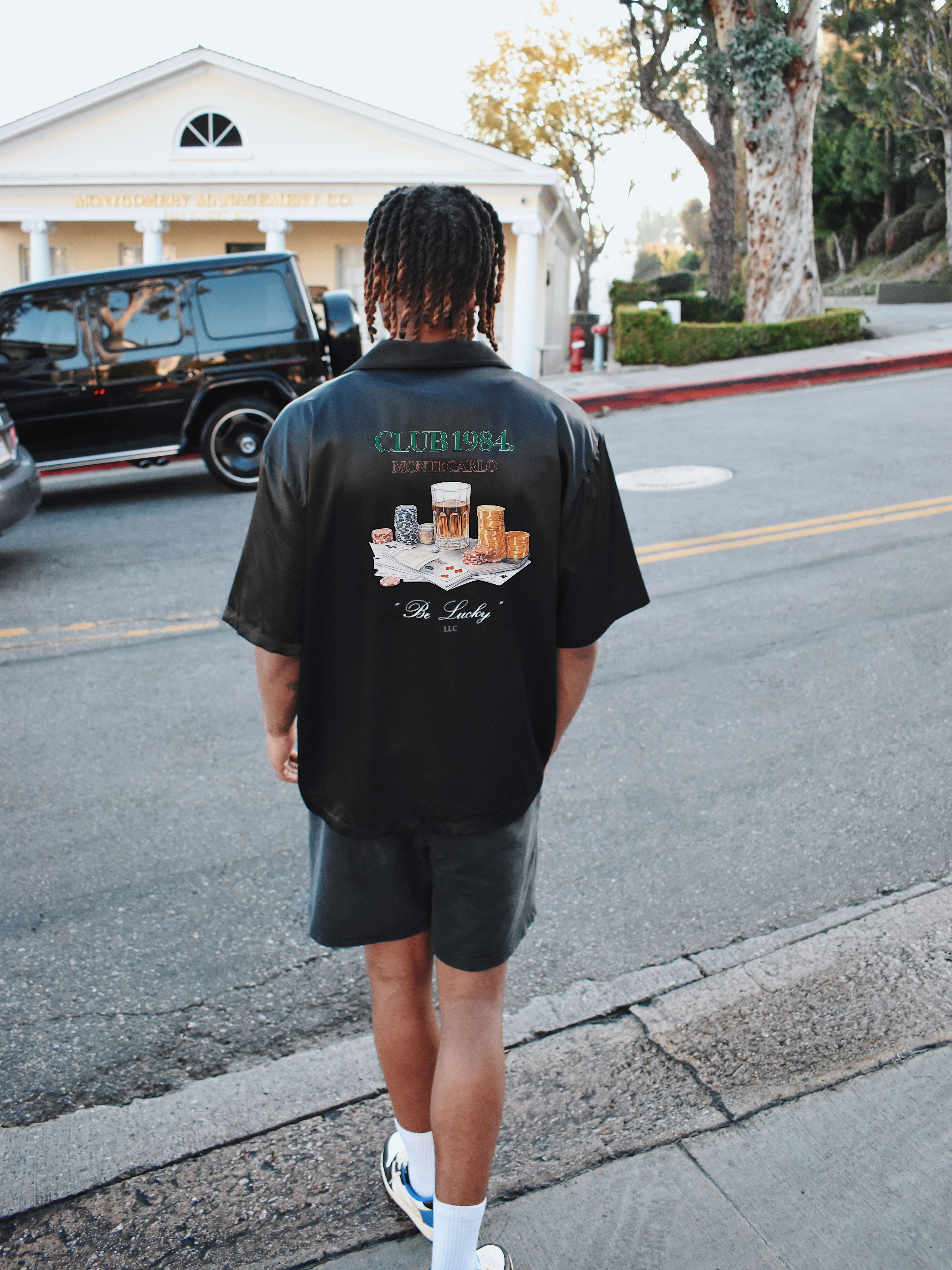 CLUB 1984. Casino Shirt - Black Shirt