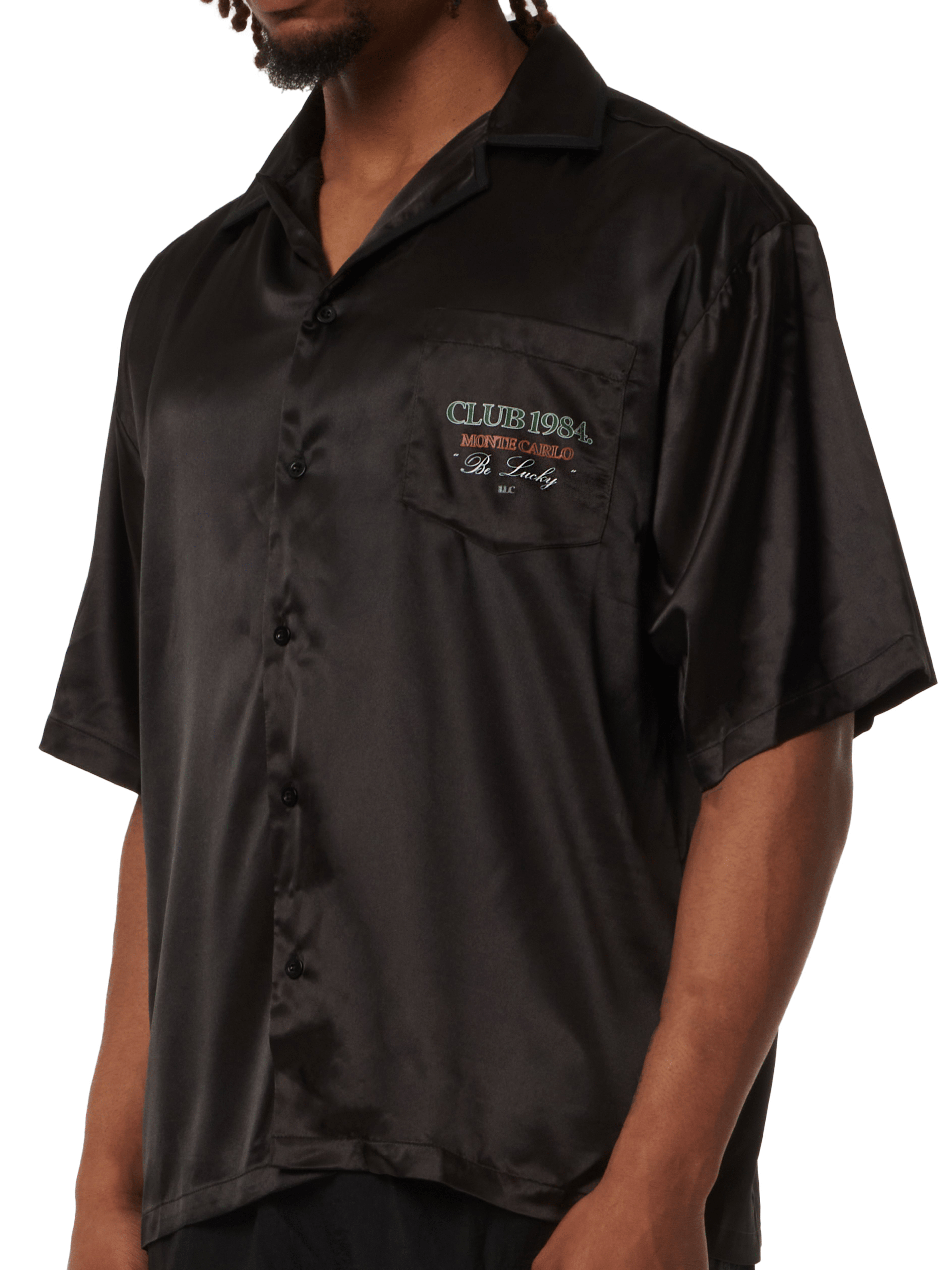 CLUB 1984. Casino Shirt - Black Shirt