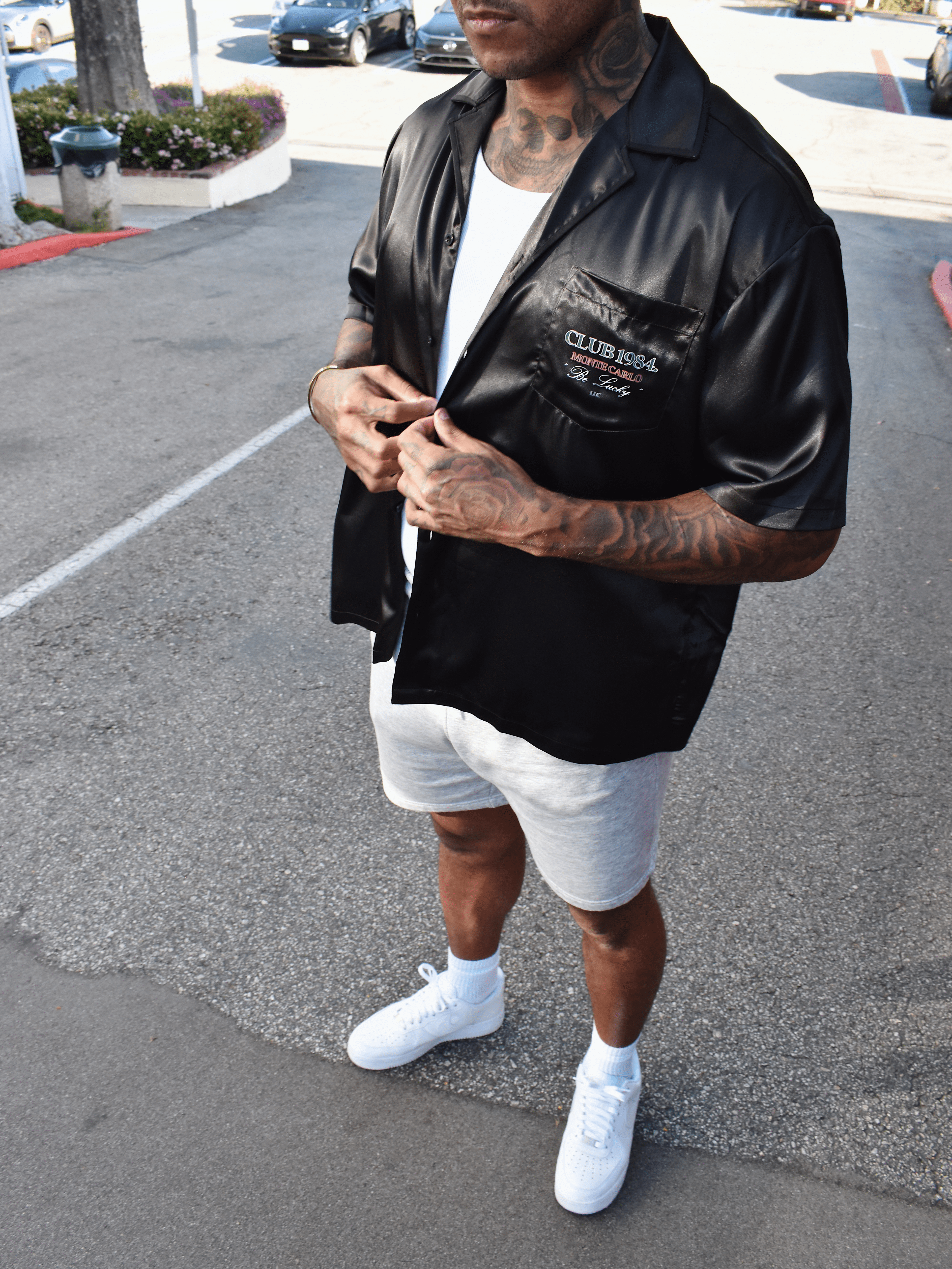 CLUB 1984. Casino Shirt - Black Shirt