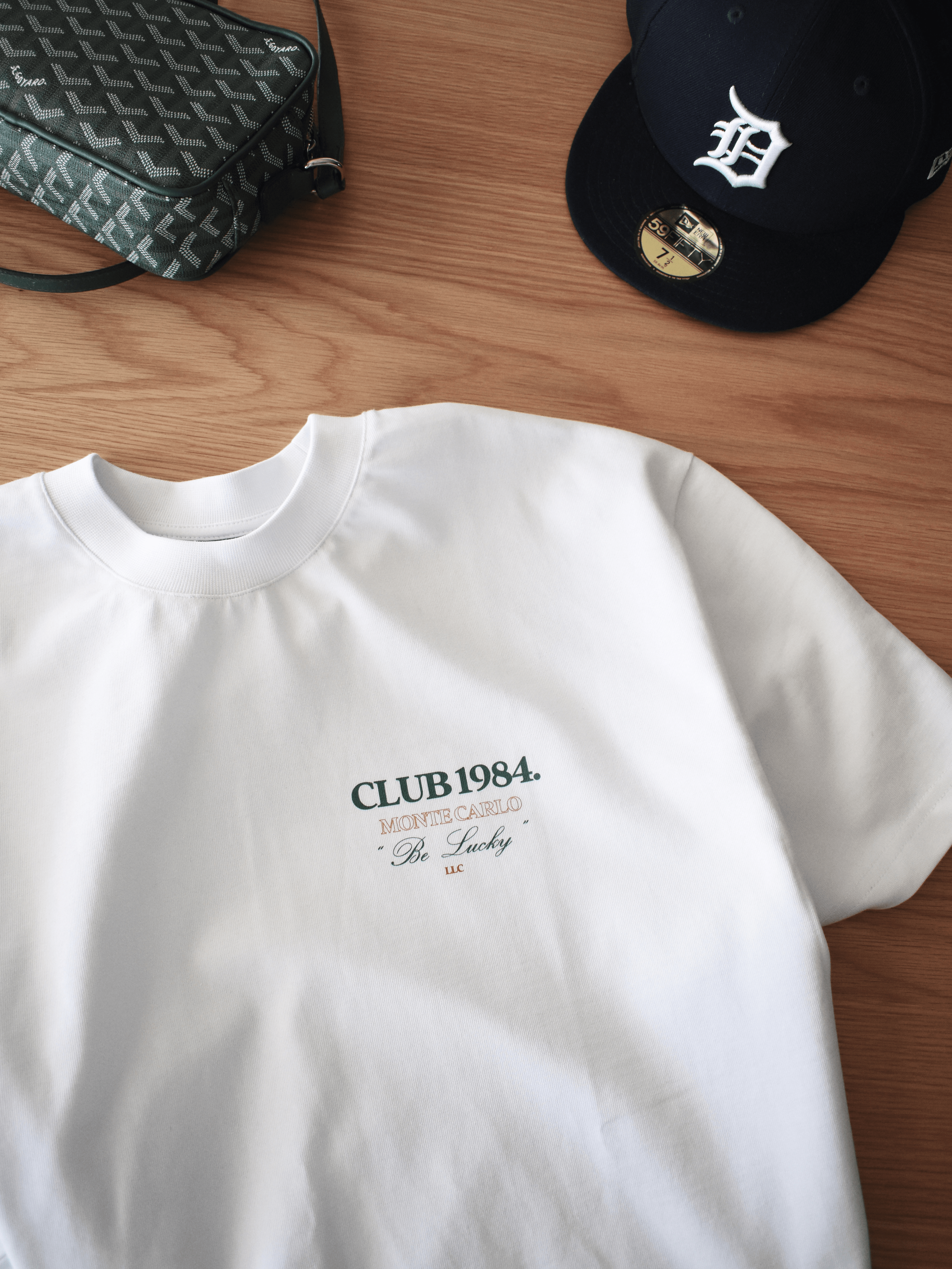 CLUB 1984. Casino T-shirt - White T-Shirt