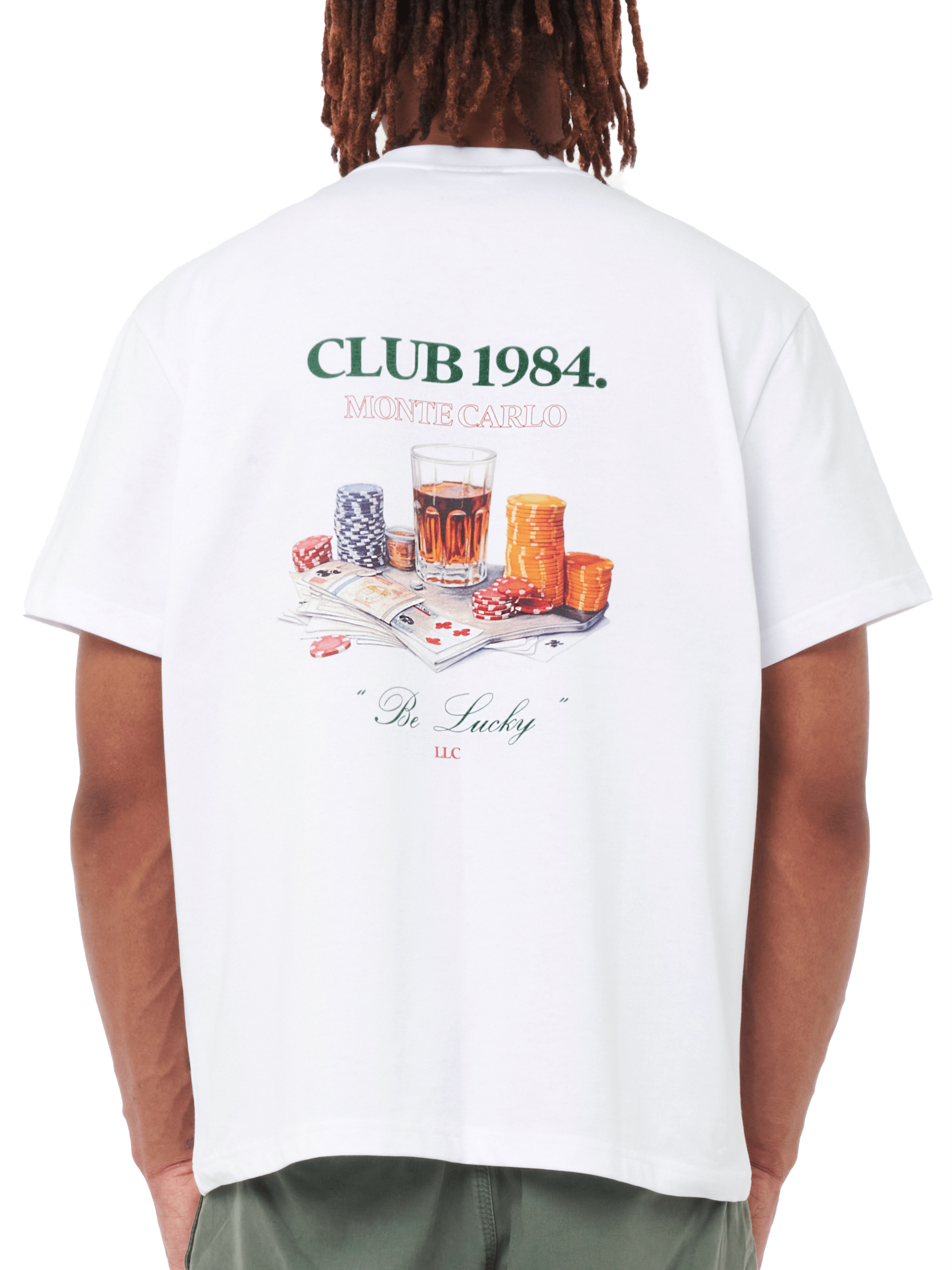 CLUB 1984. Casino T-shirt - White T-Shirt