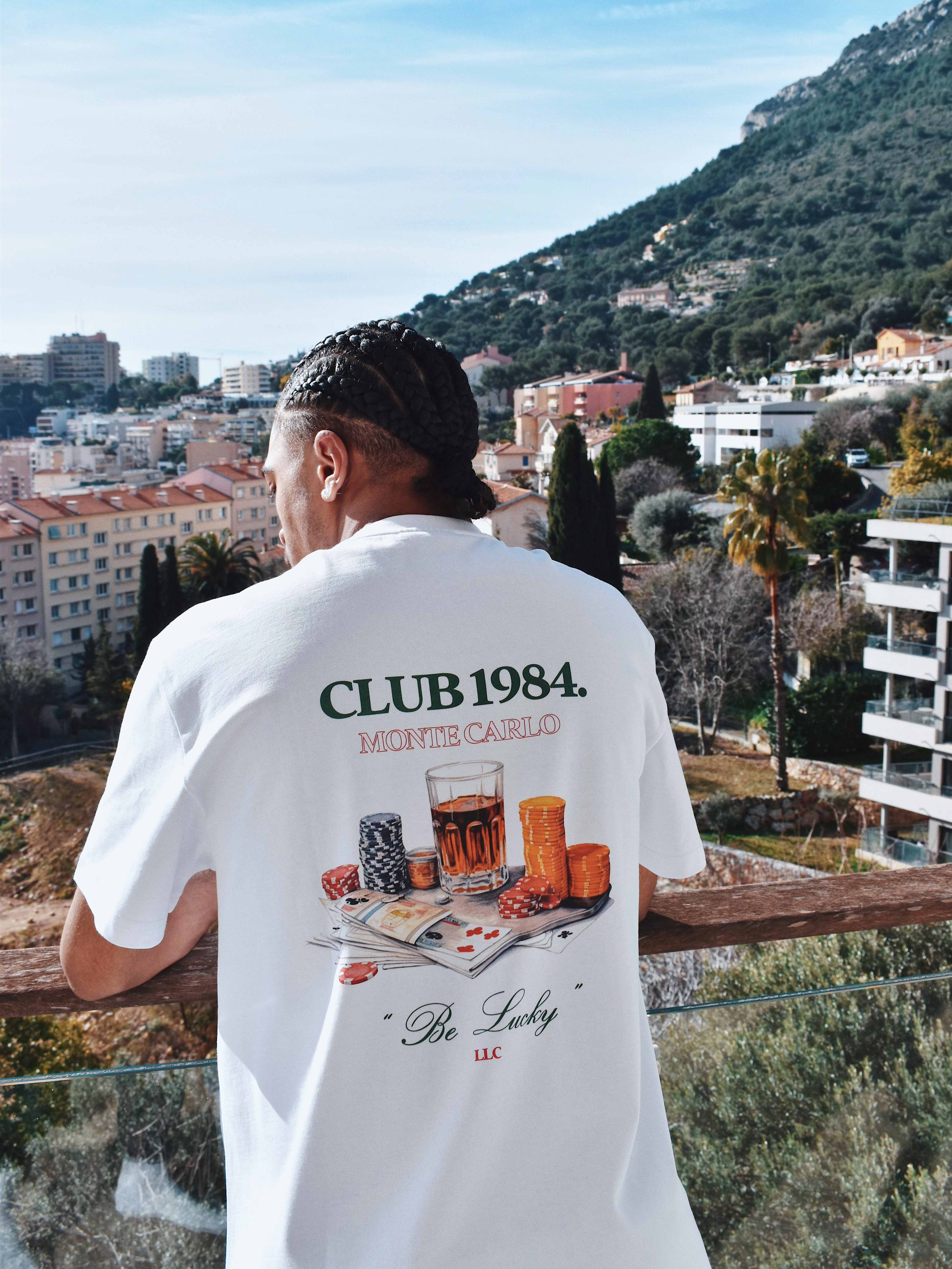 CLUB 1984. Casino T-shirt - White T-Shirt