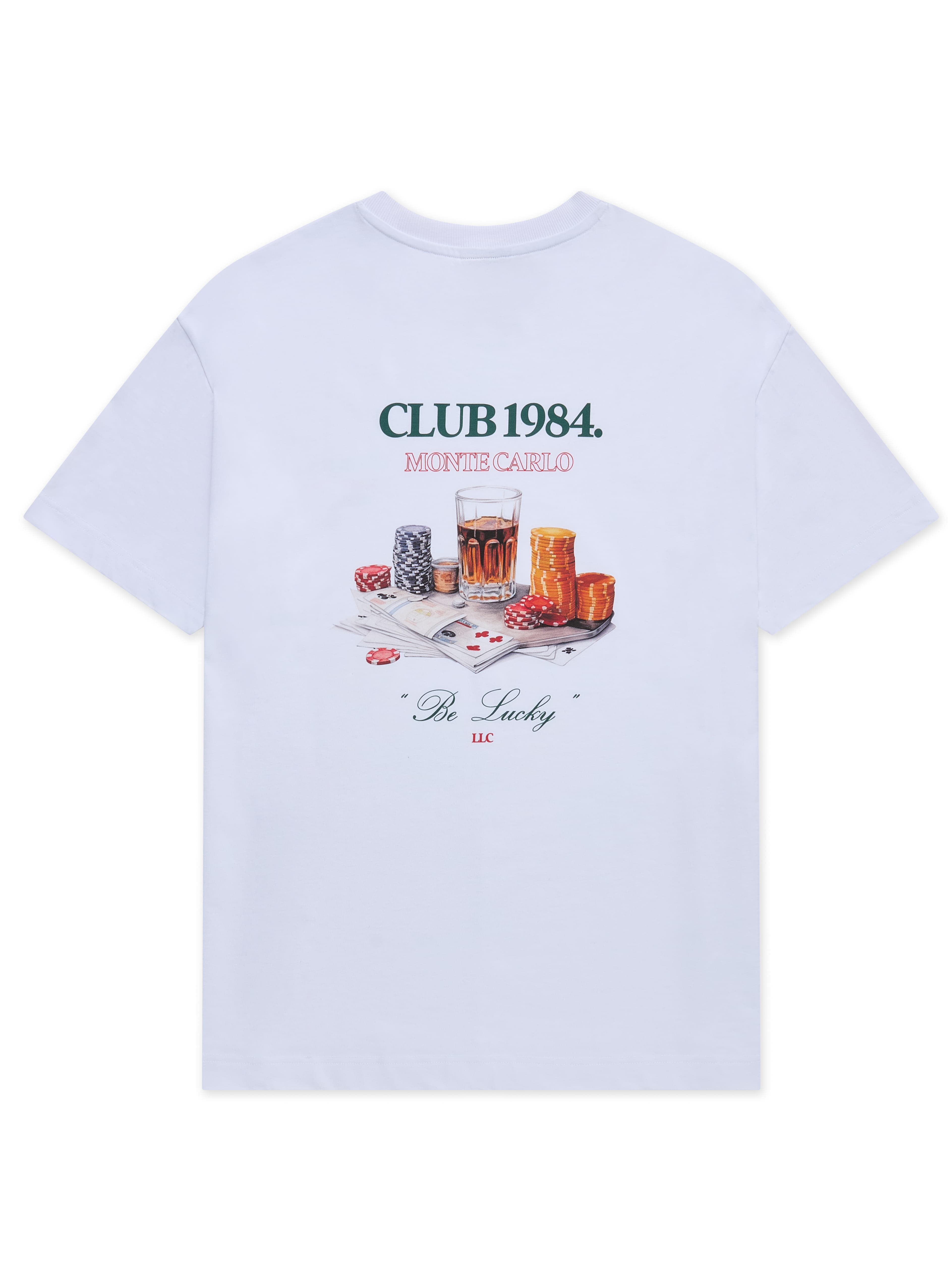 CLUB 1984. Casino T-shirt - White T-Shirt