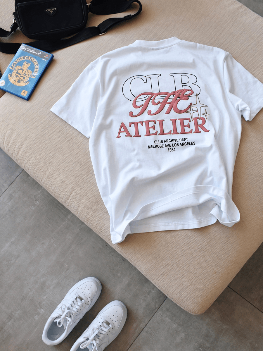 CLUB 1984. CLB Studio T-shirt - White T-Shirt