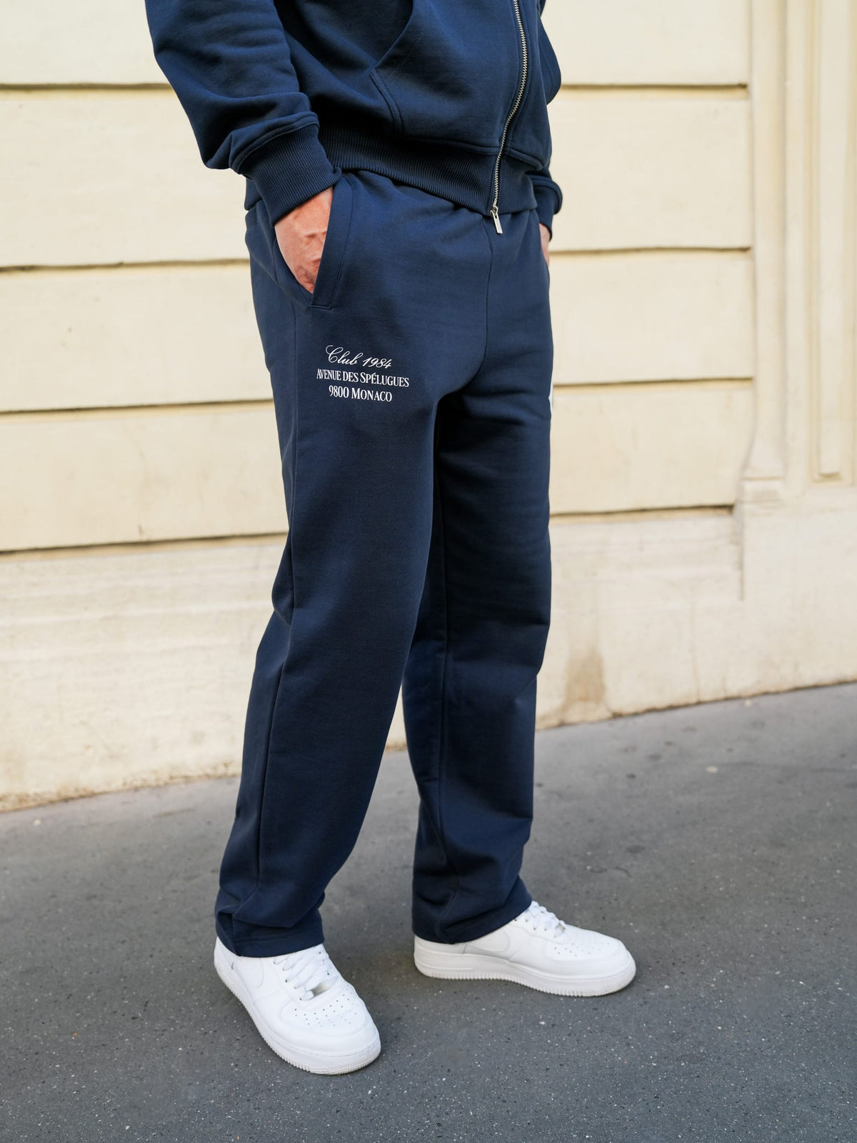 CLUB 1984. CLB Sweatpants - Navy Sweatpants