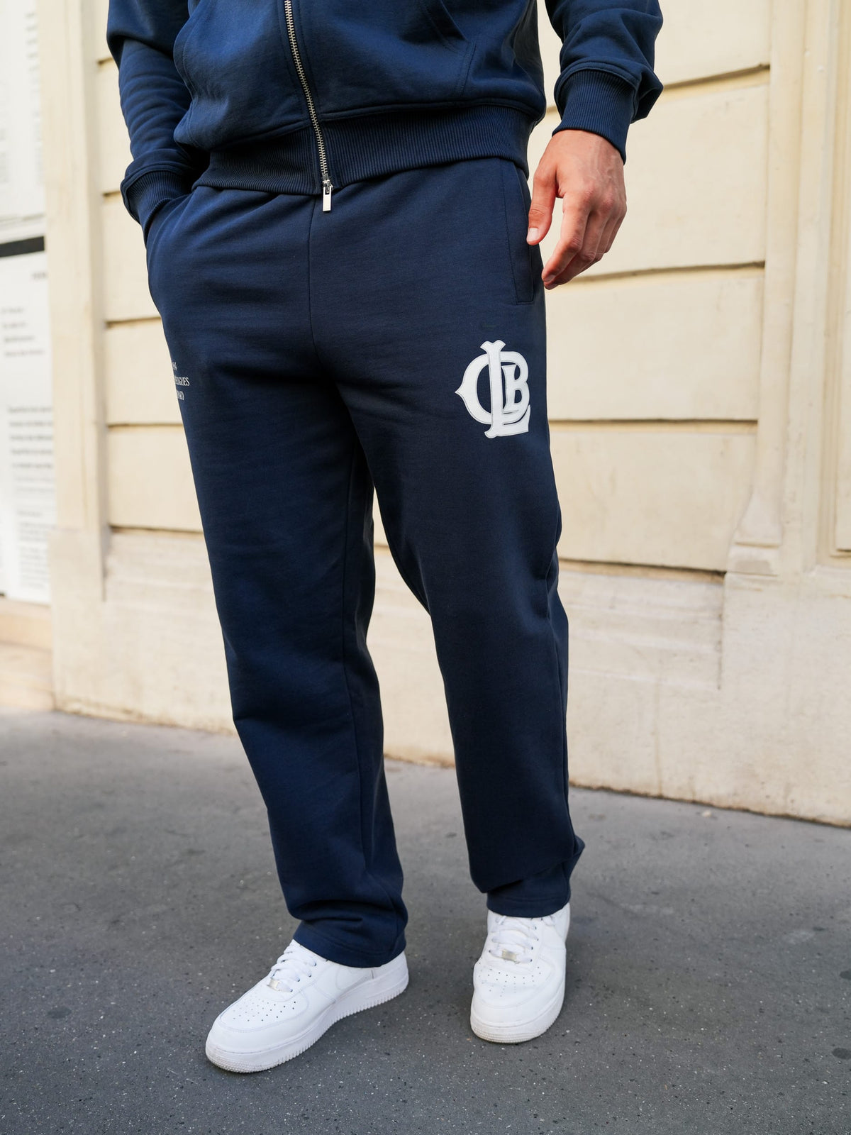 CLUB 1984. CLB Sweatpants - Navy Sweatpants