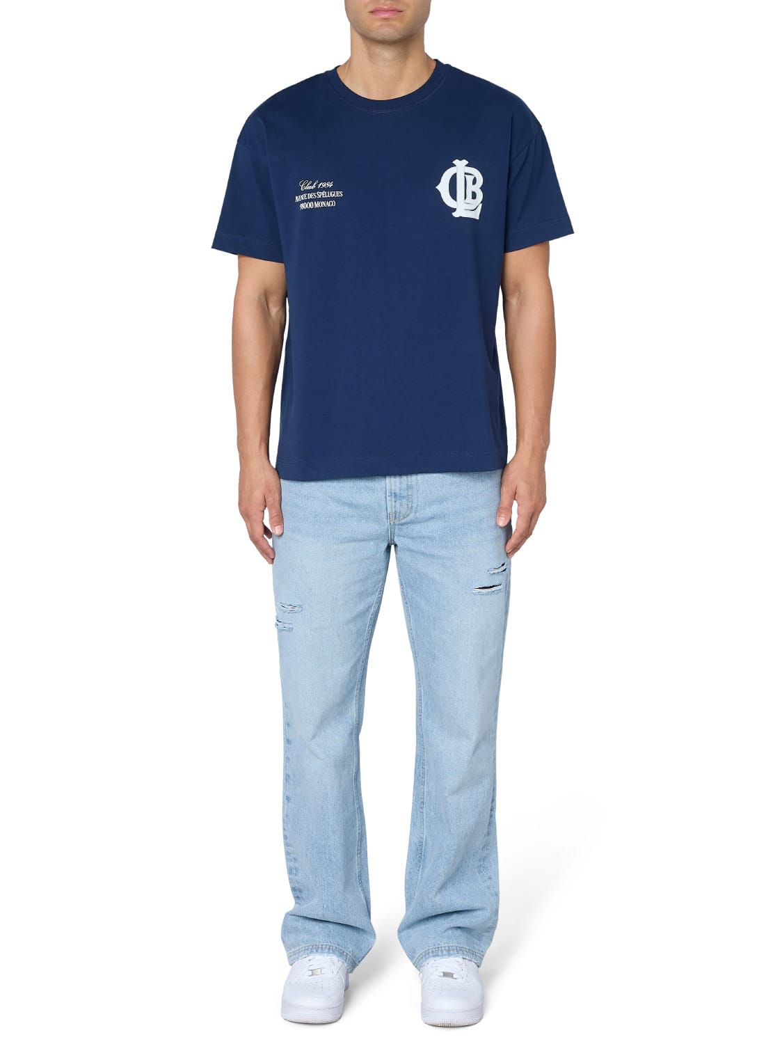 CLUB 1984. CLB T-shirt - Navy T-Shirt