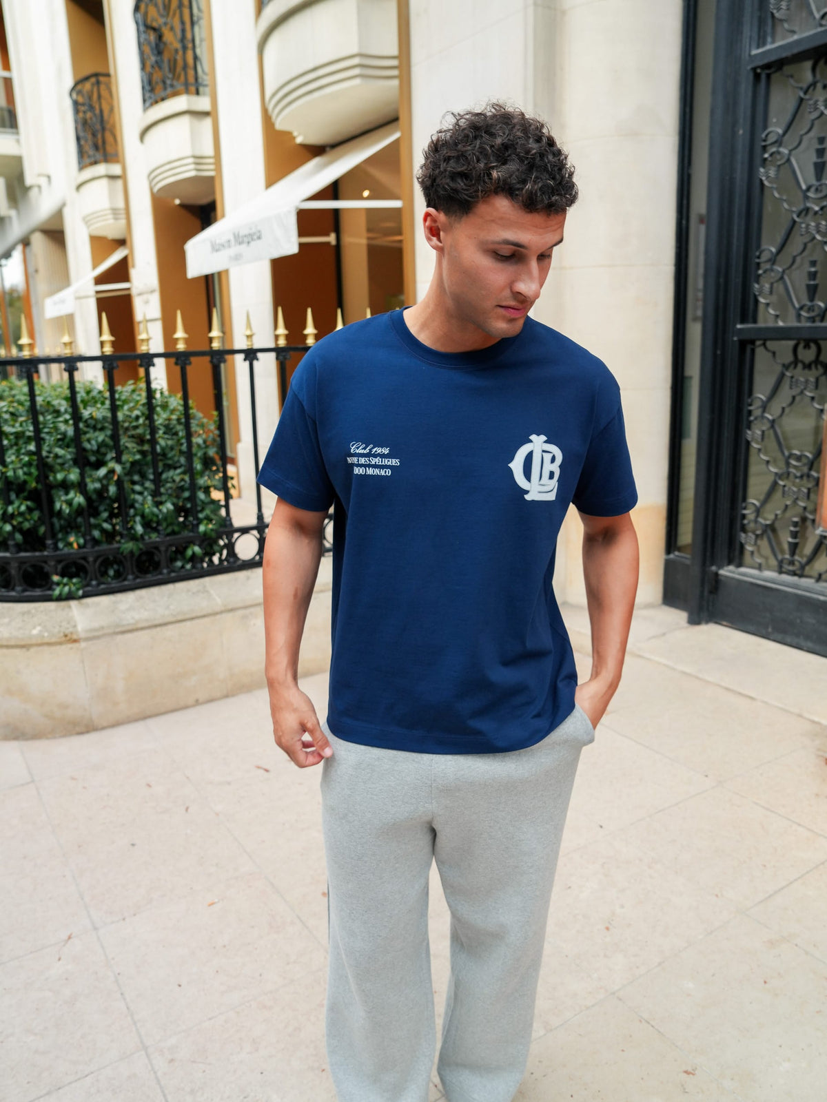 CLUB 1984. CLB T-shirt - Navy T-Shirt