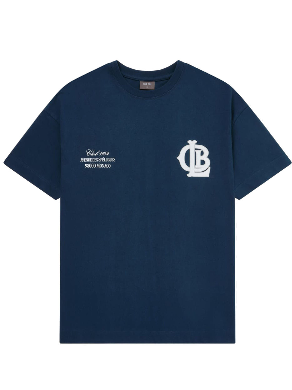 CLUB 1984. CLB T-shirt - Navy T-Shirt