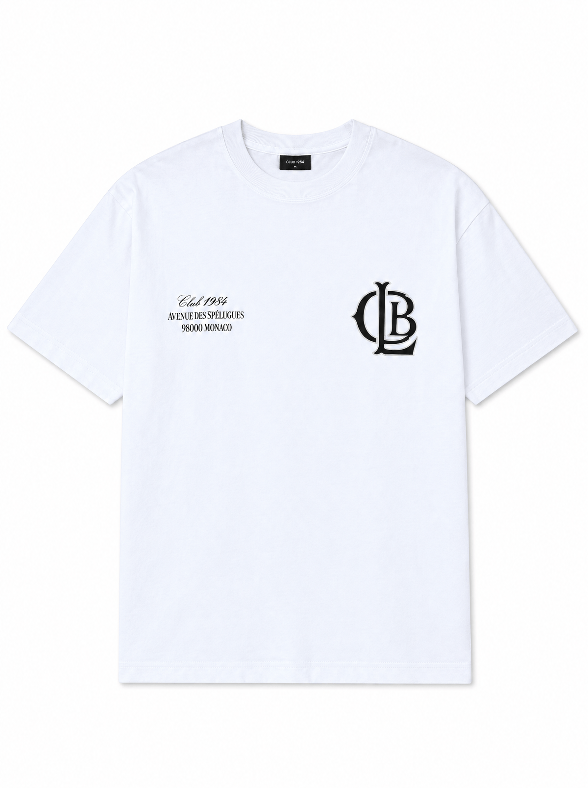 CLUB 1984. CLB T-shirt - White T-Shirt