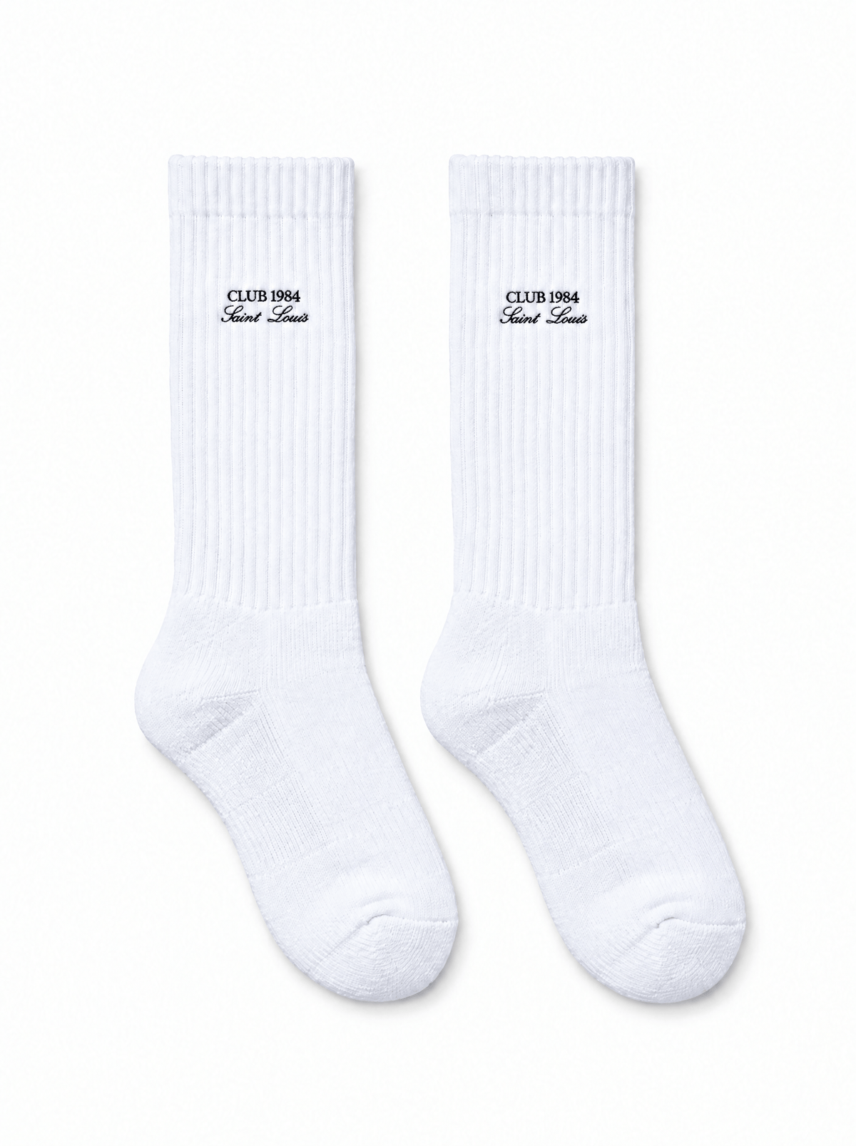 CLUB 1984. Club 1984 Saint Louis Socks - White Accessories 1984-2023-0054-10