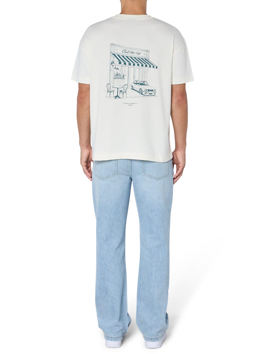 CLUB 1984. Club Cafe T-shirt - Off White T-Shirt