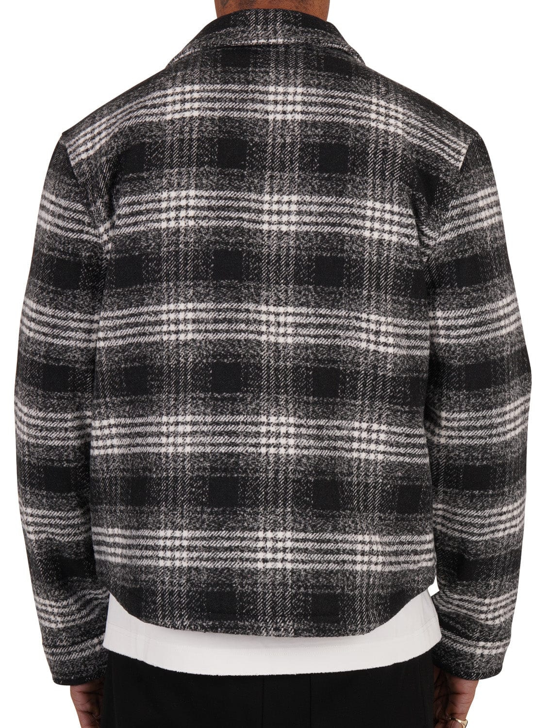 CLUB 1984. Club Checked Jacket - Black Outerwear