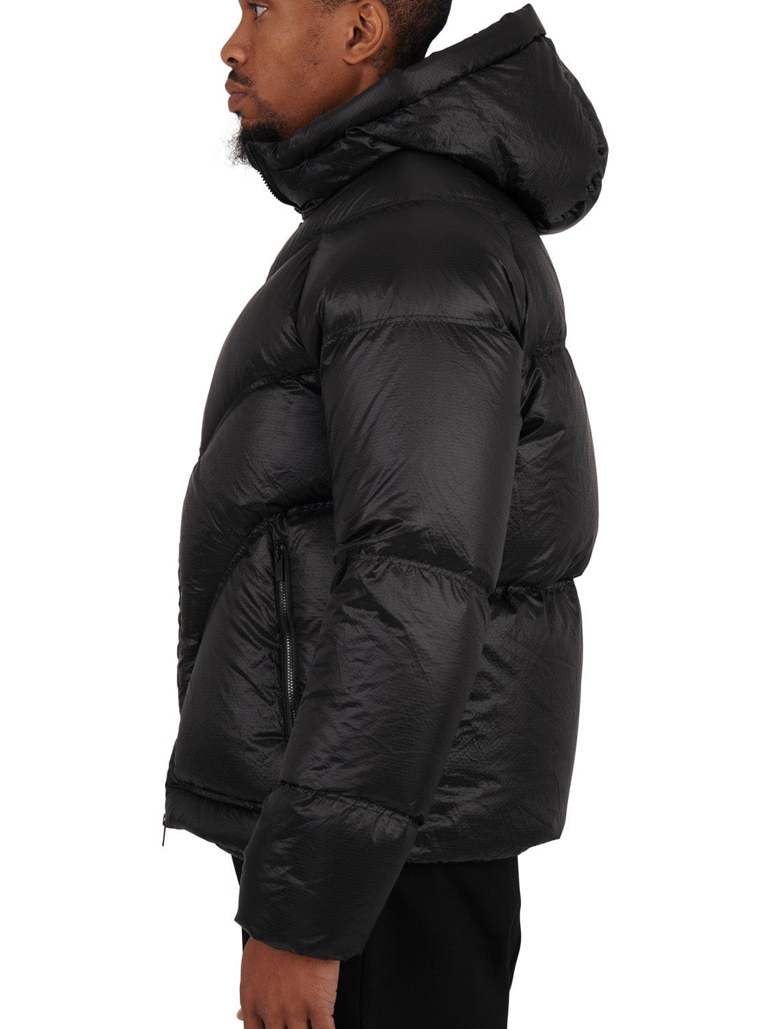 CLUB 1984. Club Down Puffer Jacket - Black Outerwear