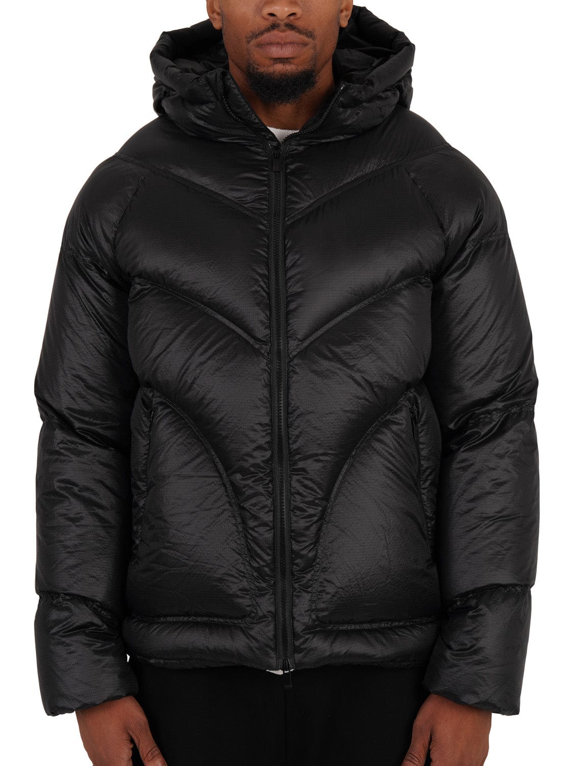 CLUB 1984. Club Down Puffer Jacket - Black Outerwear