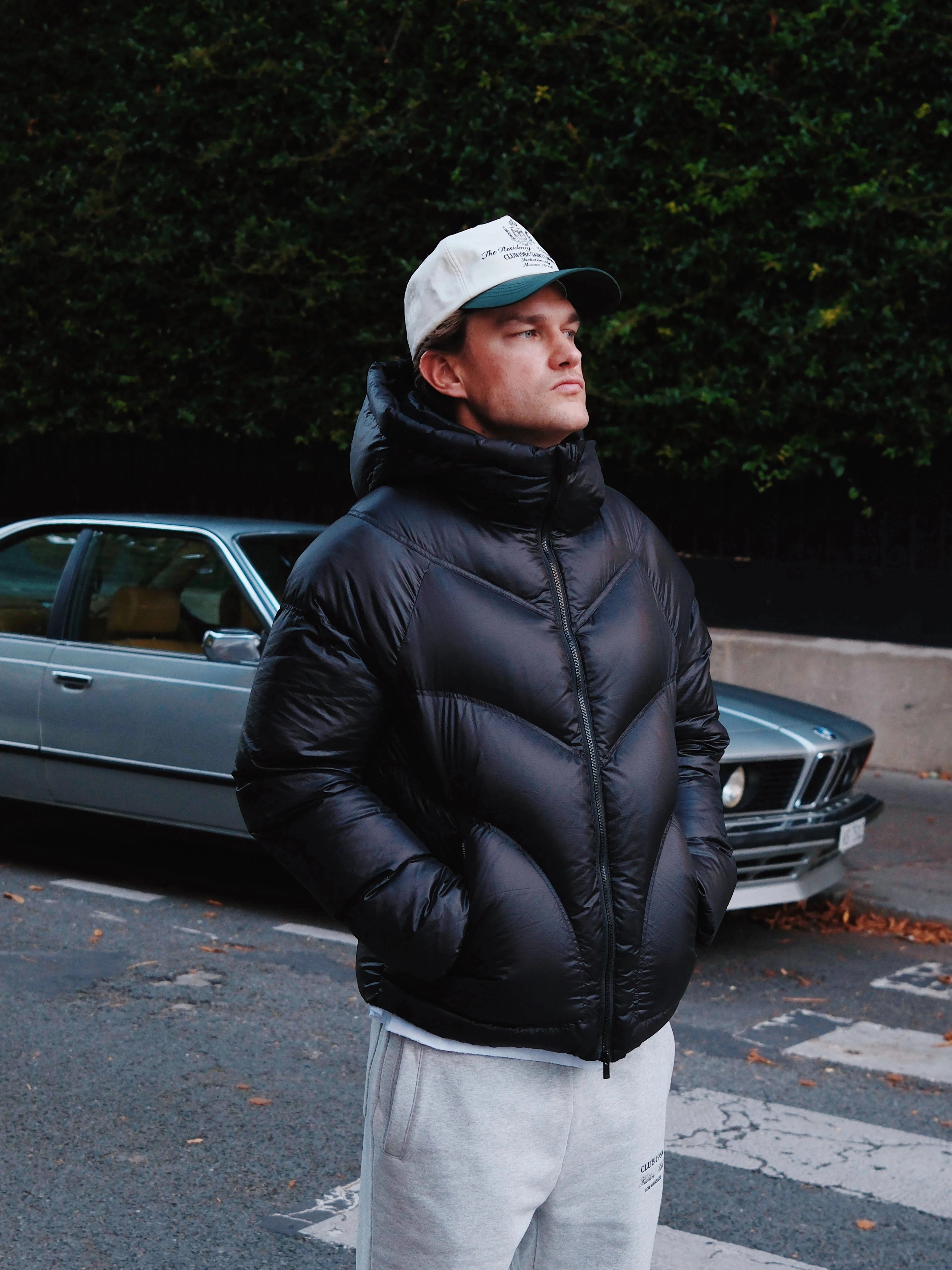 CLUB 1984. Club Down Puffer Jacket - Black Outerwear