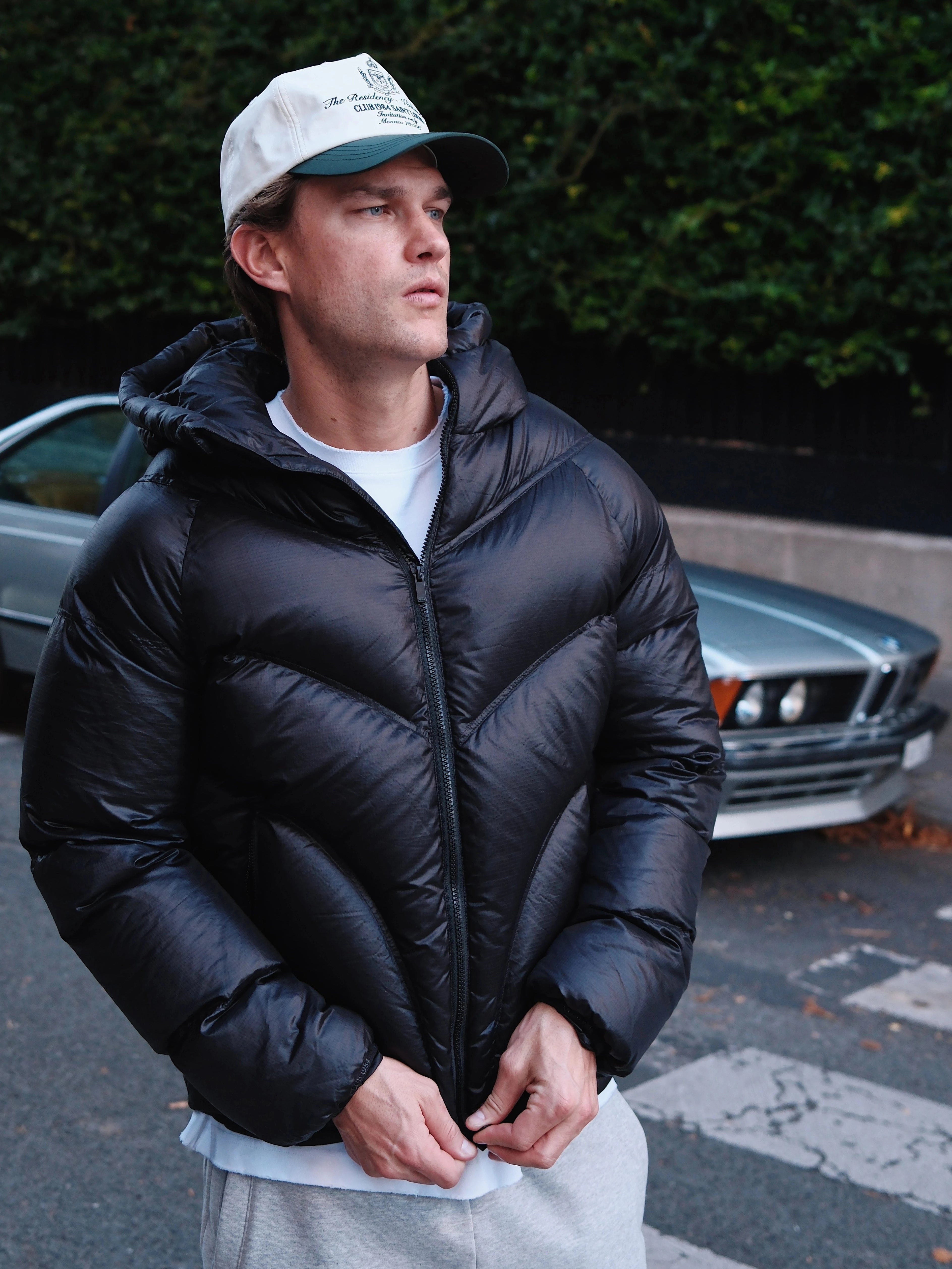 CLUB 1984. Club Down Puffer Jacket - Black Outerwear