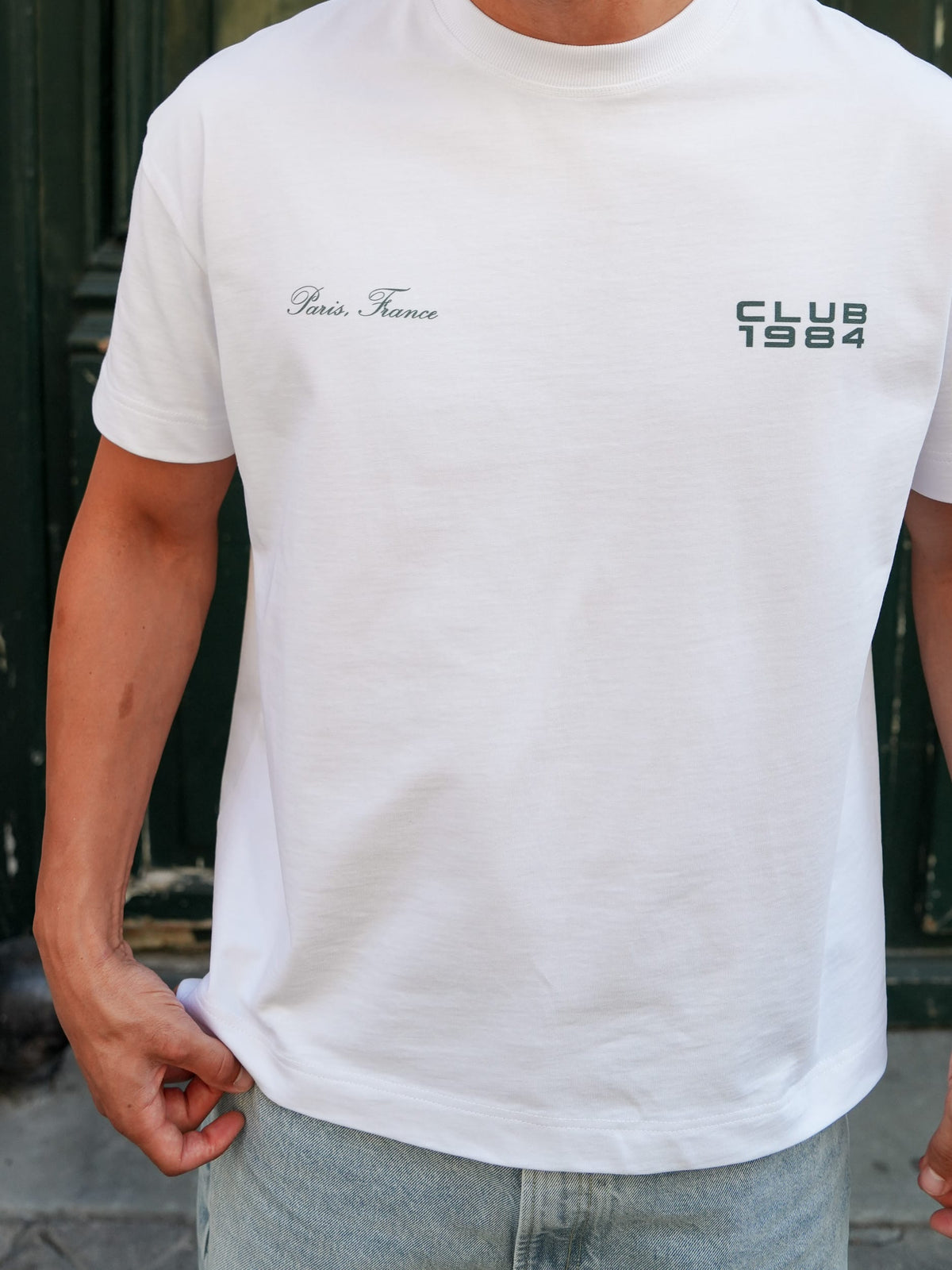 CLUB 1984. Club Golf T-shirt - White T-Shirt