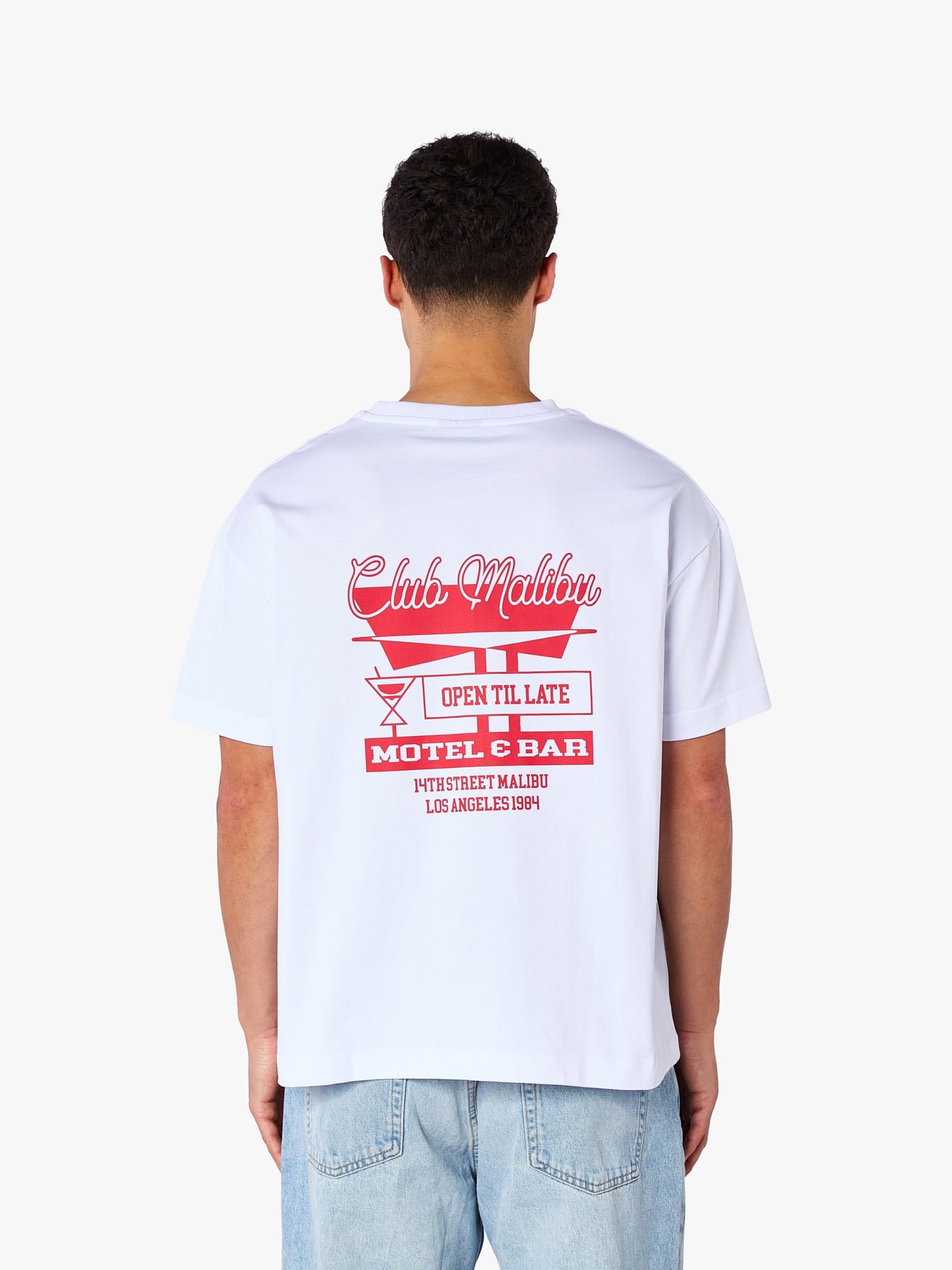 CLUB 1984. Club Malibu T-shirt - White T-Shirt