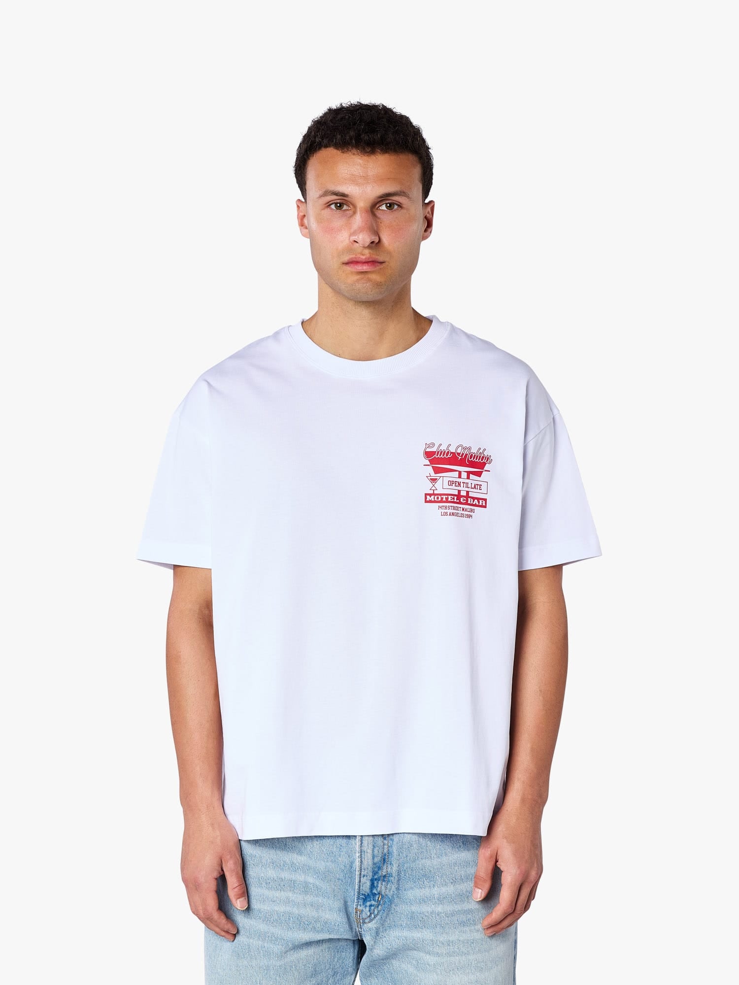 CLUB 1984. Club Malibu T-shirt - White T-Shirt